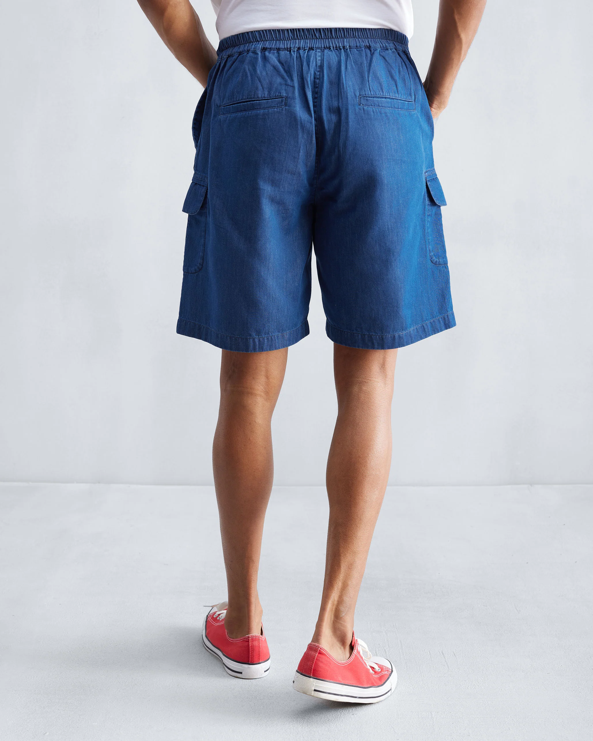 Classic Shorts - Denim - Image 4