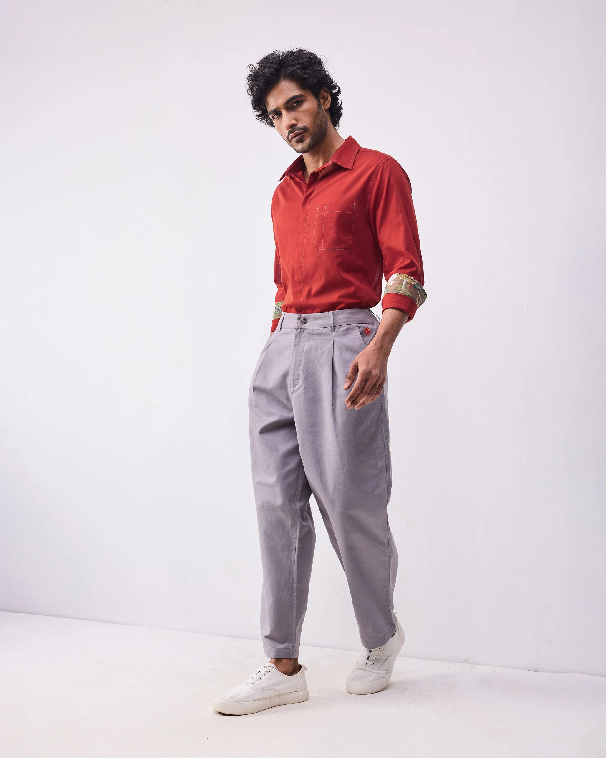 Classic Trousers - Grey - Image 5