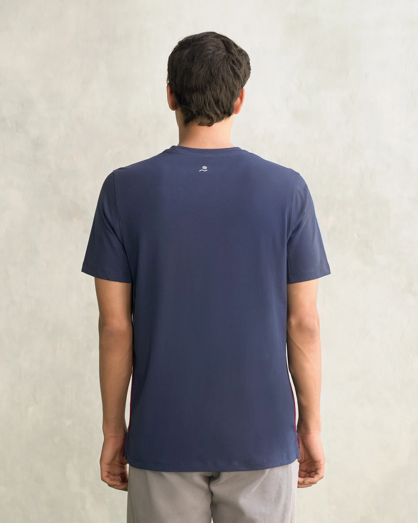 Club Crew Neck T-shirt - Navy - Image 3