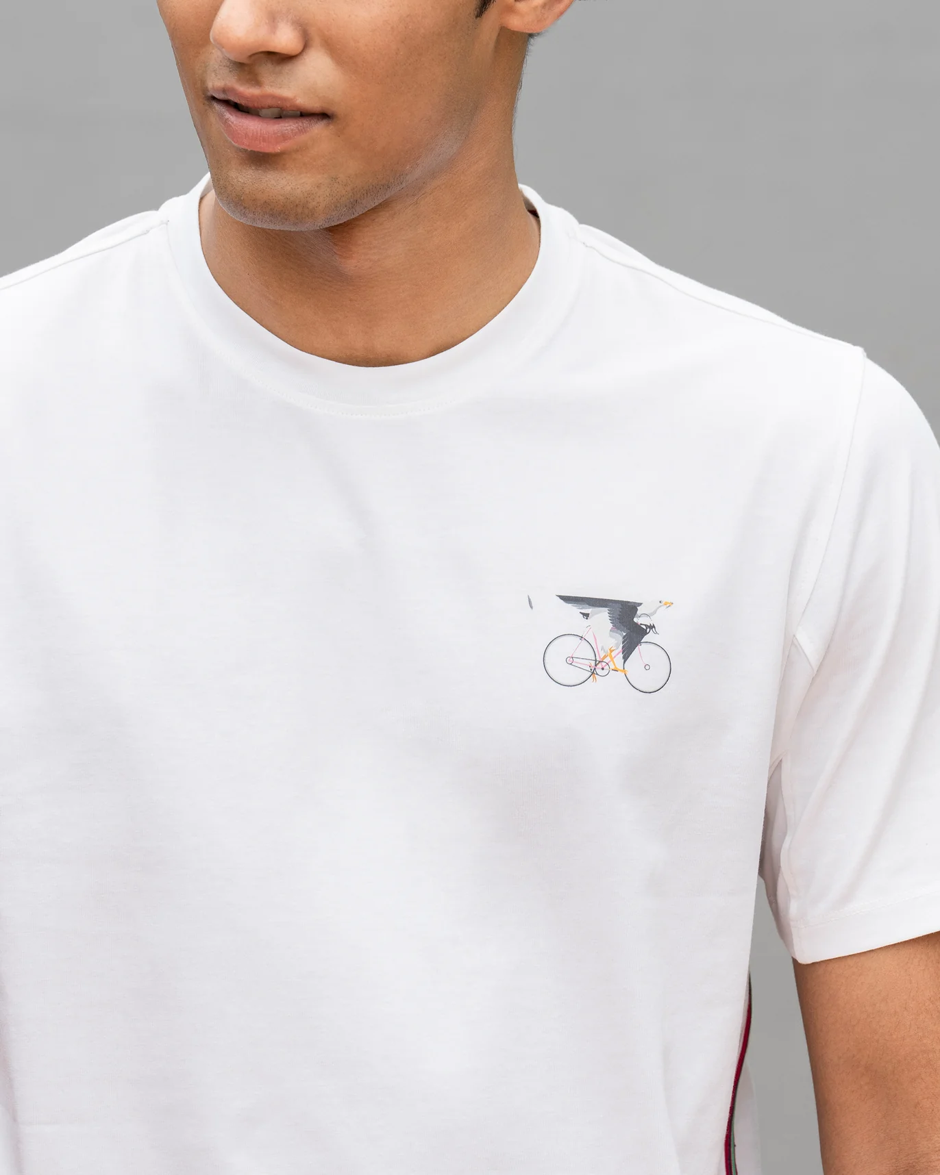 Club Crew Neck T-shirt - White - Image 2