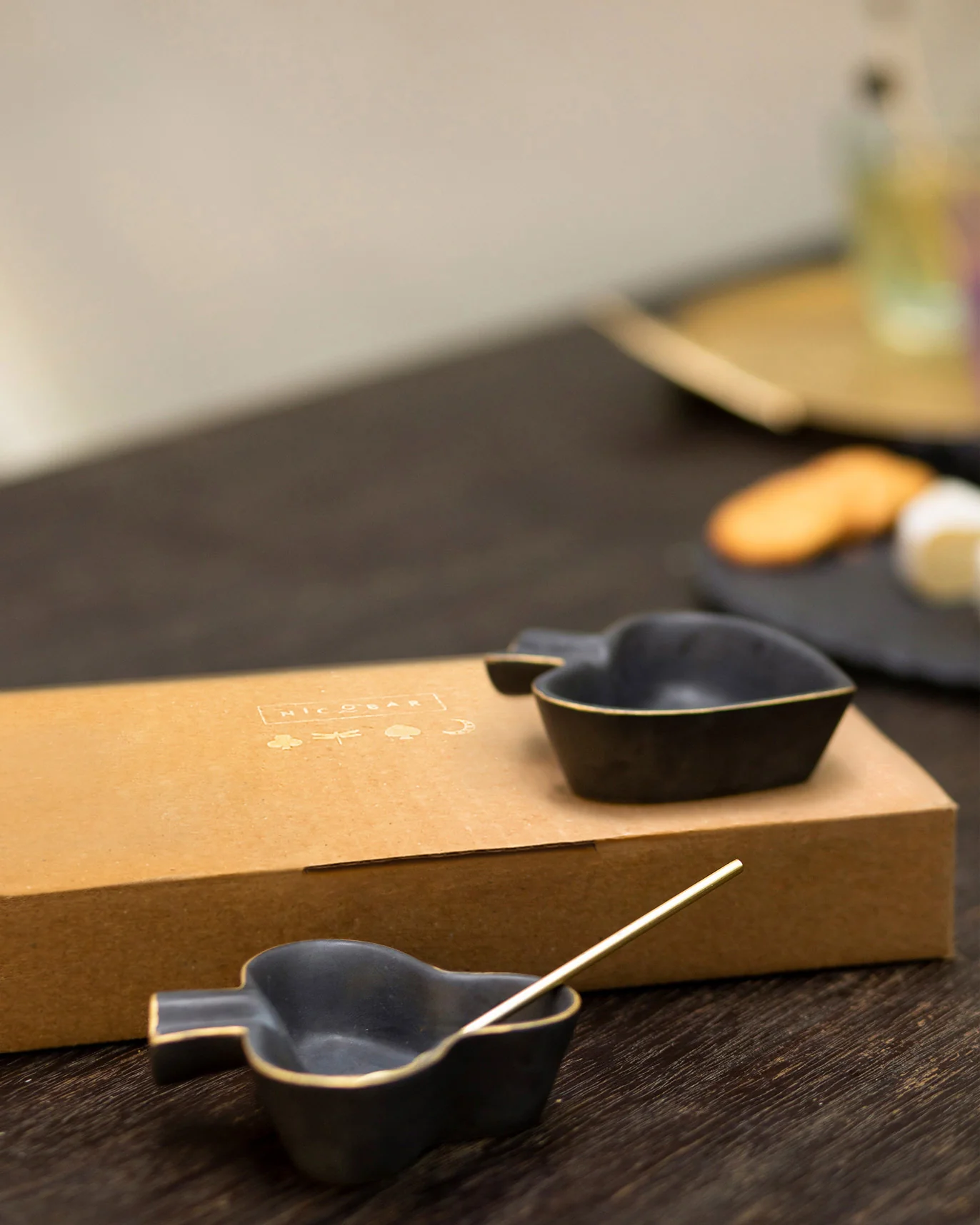 Club & Spade Trinket Dish with Spoon - Image 4