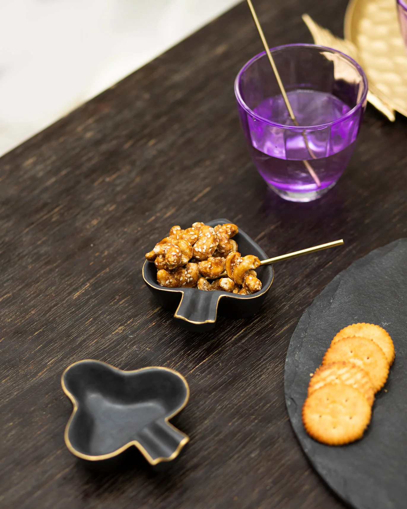Club & Spade Trinket Dish with Spoon - Image 5