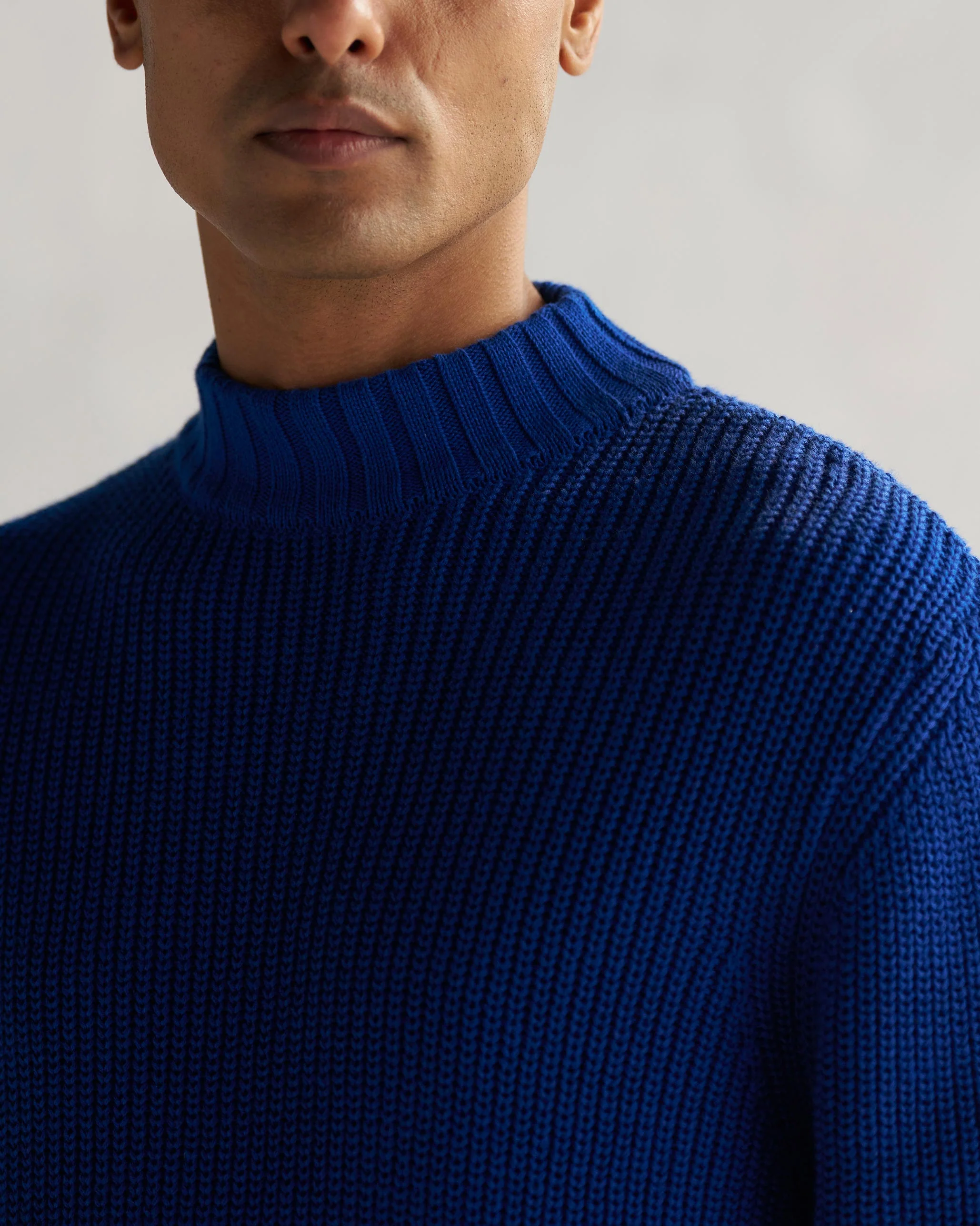 Coast Crew-Neck Sweater - Blue - Image 4