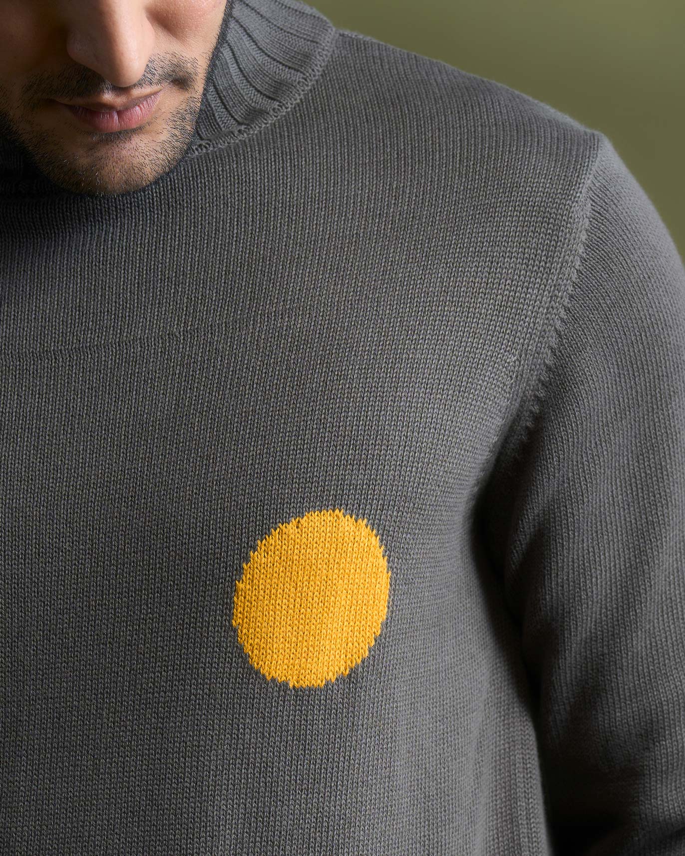 Coast Crew-Neck Sweater - Grey - Image 2