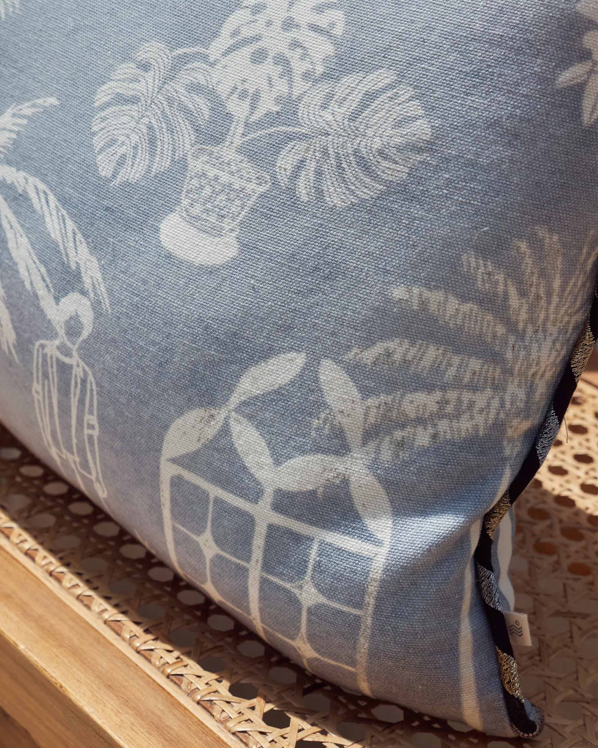 Coastal Evening Cushion Cover - Blue - Image 3