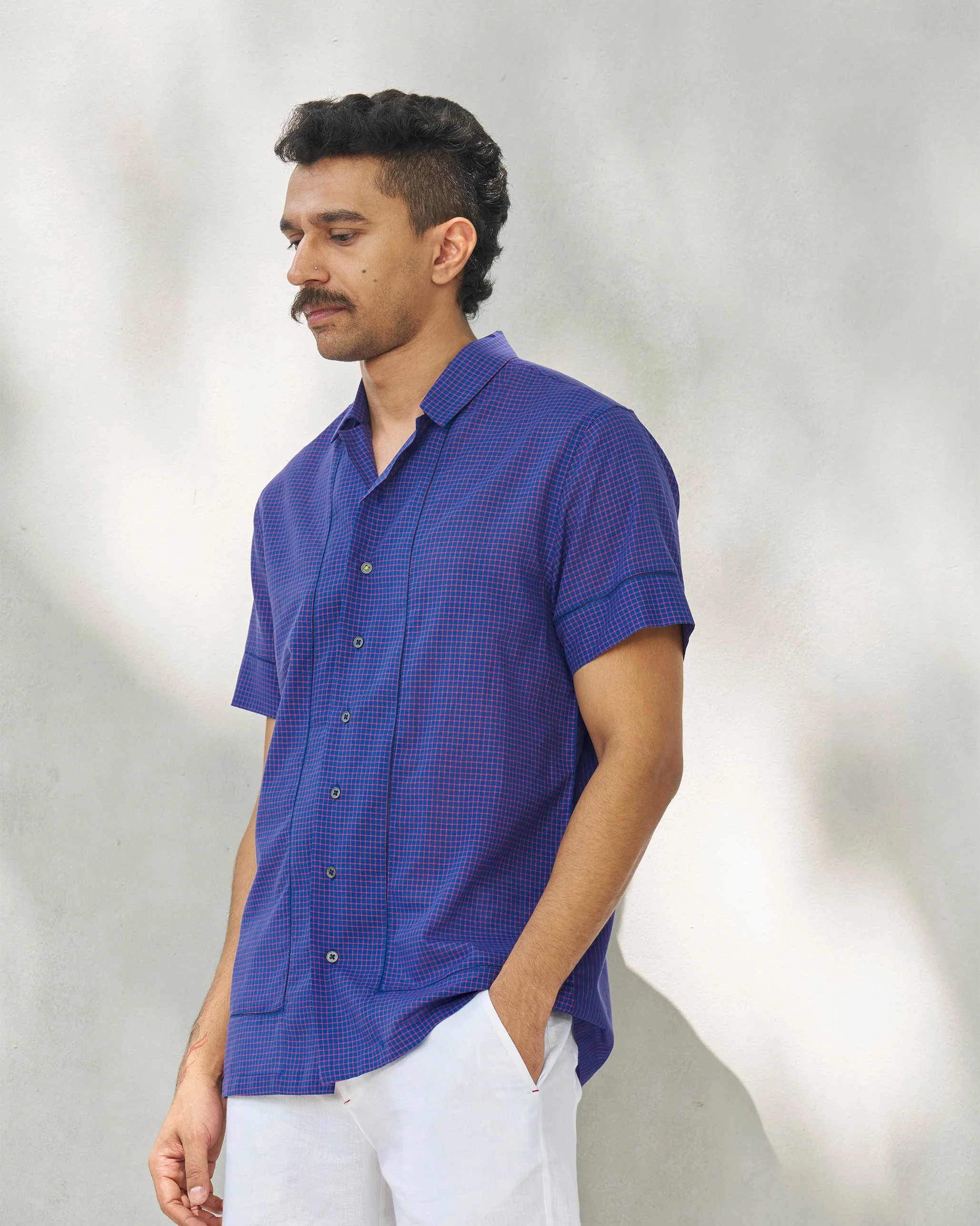 Coastal Shirt - Purple & Berry - Image 3