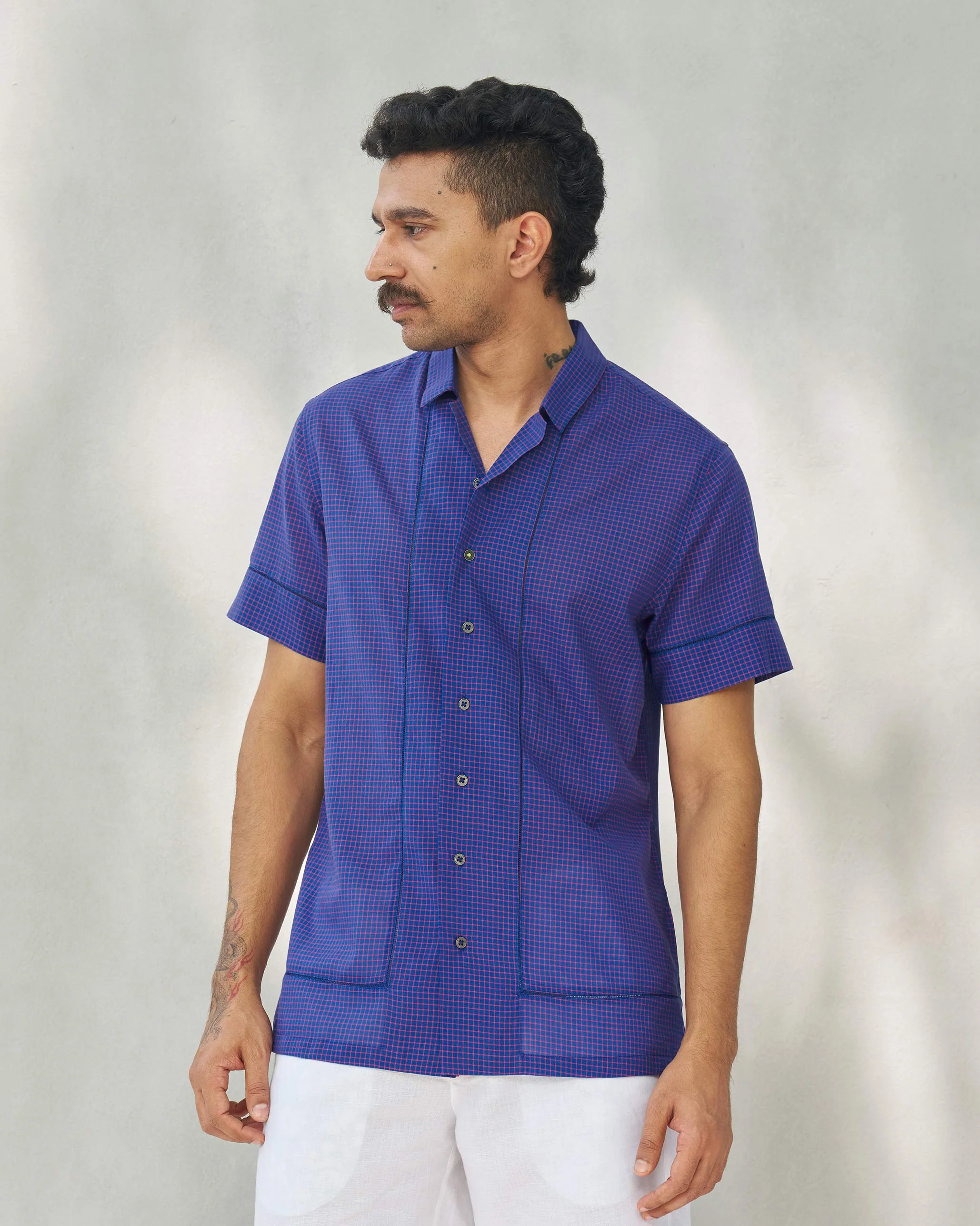 Coastal Shirt - Purple & Berry - Image 4