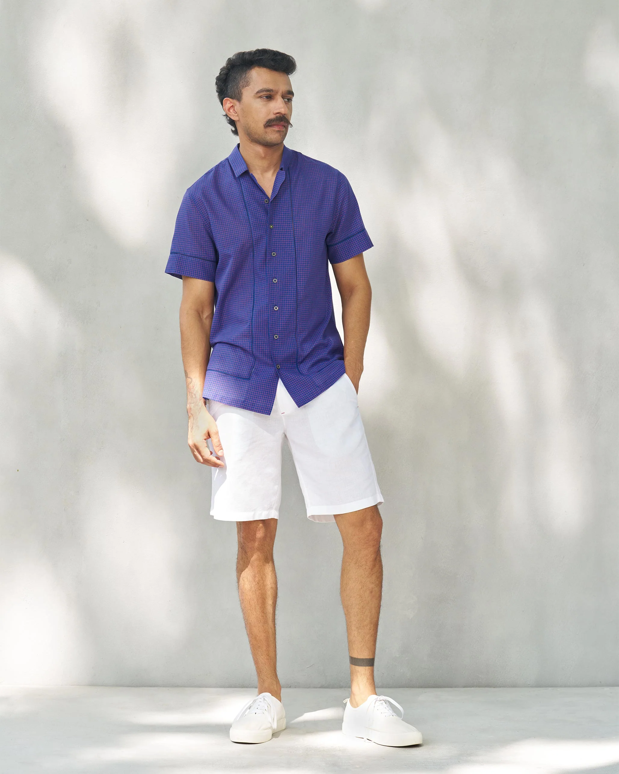 Coastal Shirt - Purple & Berry - Image 6