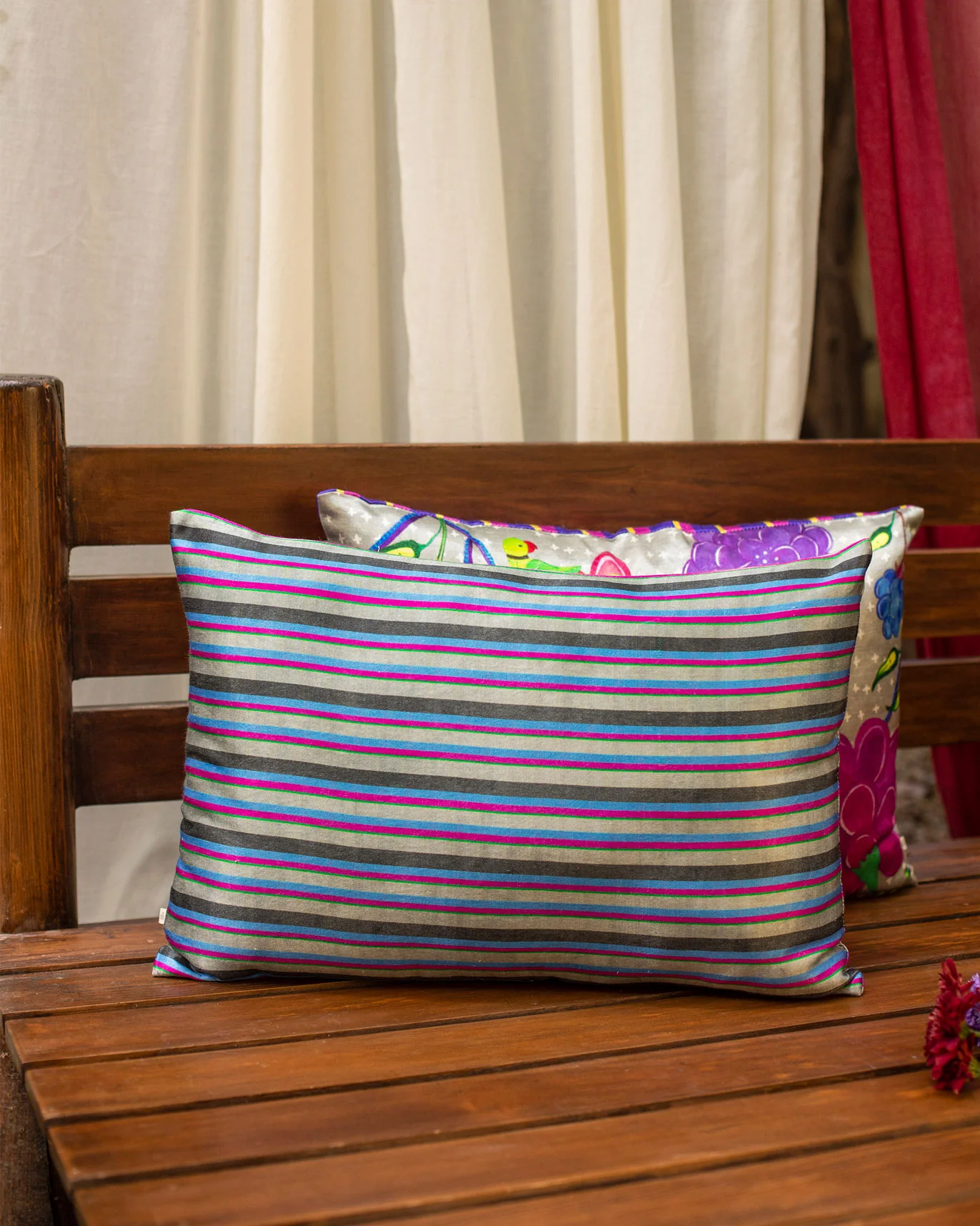 Coastal Stripe Pillow - Image 3