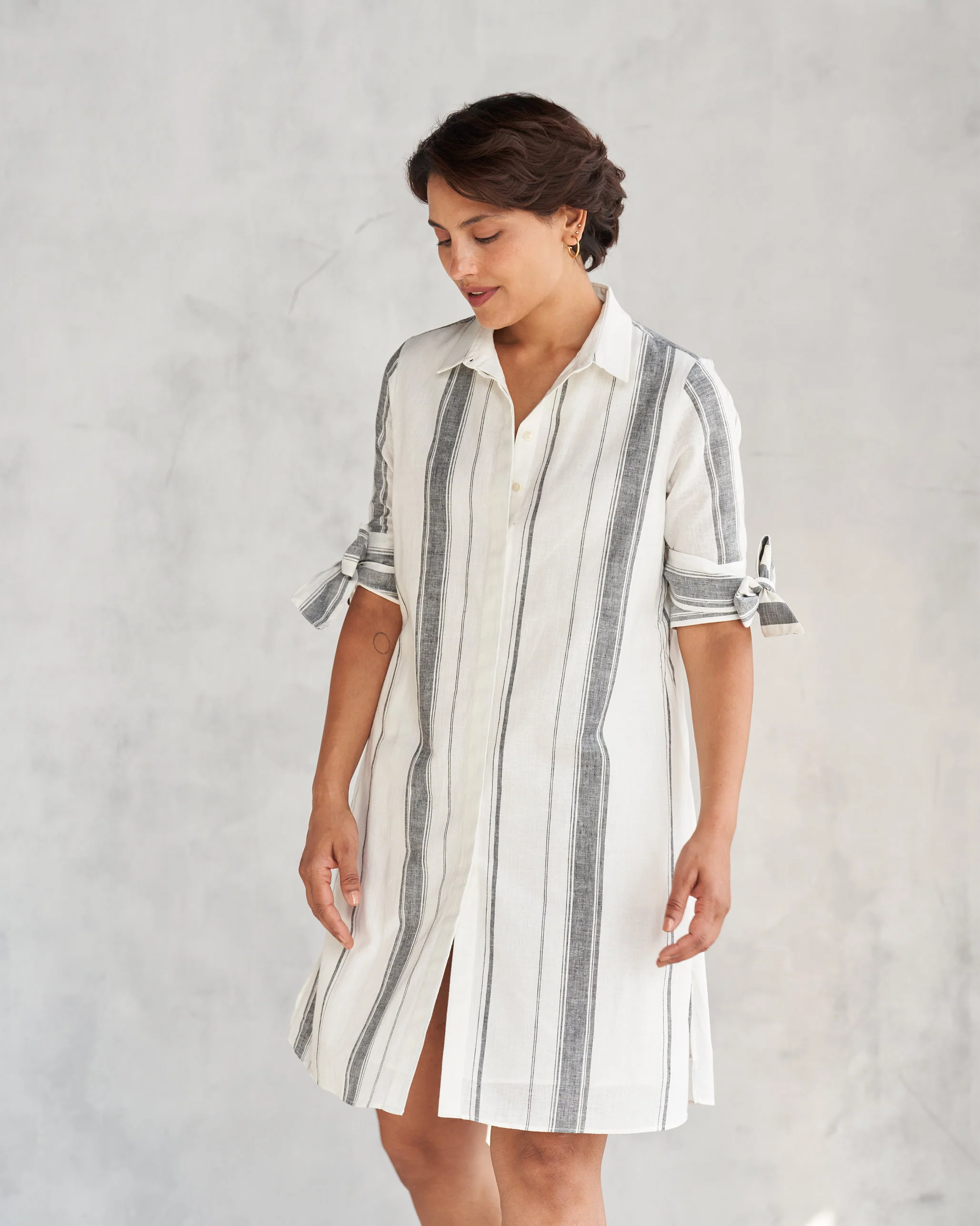 Collared Dress - Ivory - Image 7