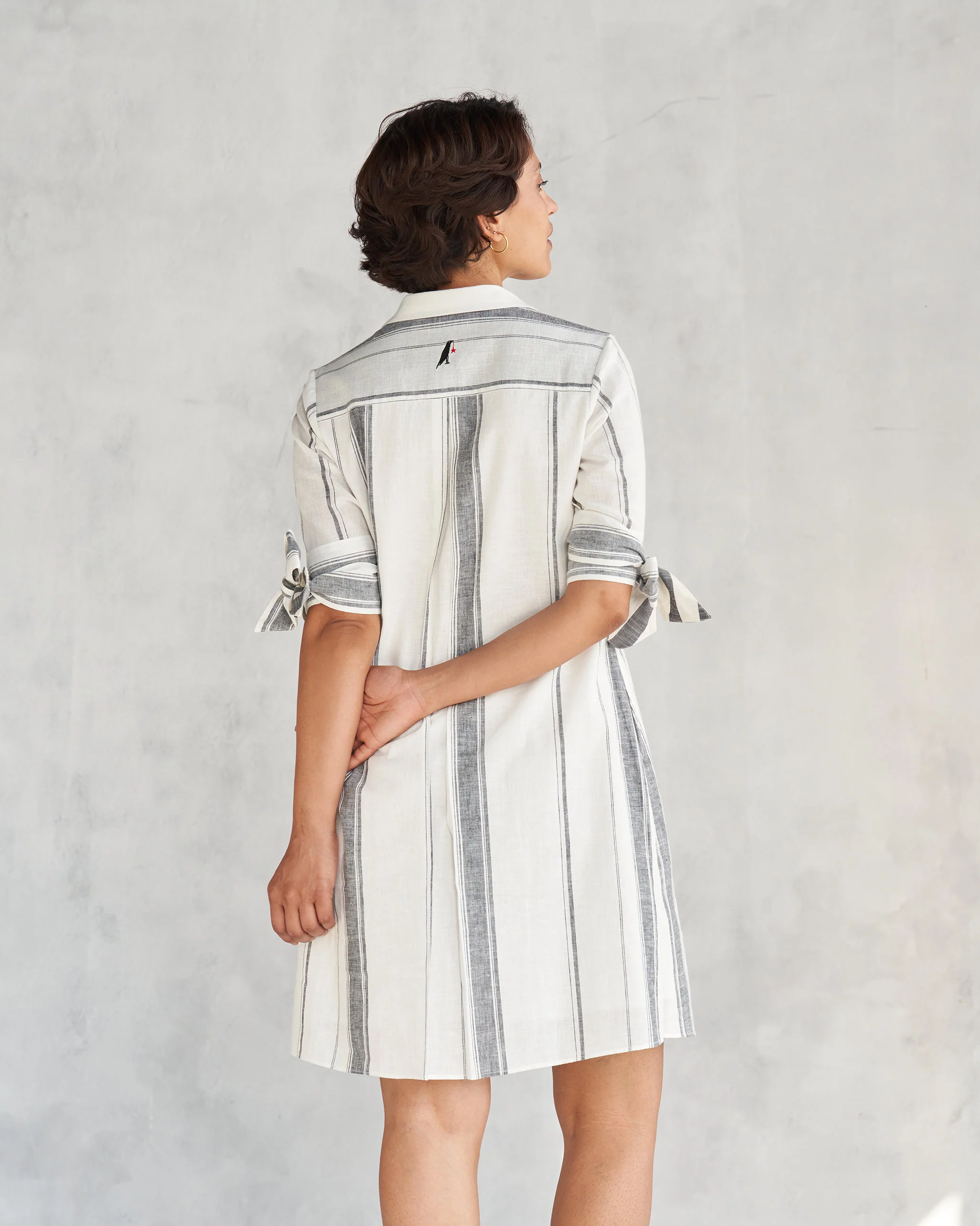 Collared Dress - Ivory - Image 8