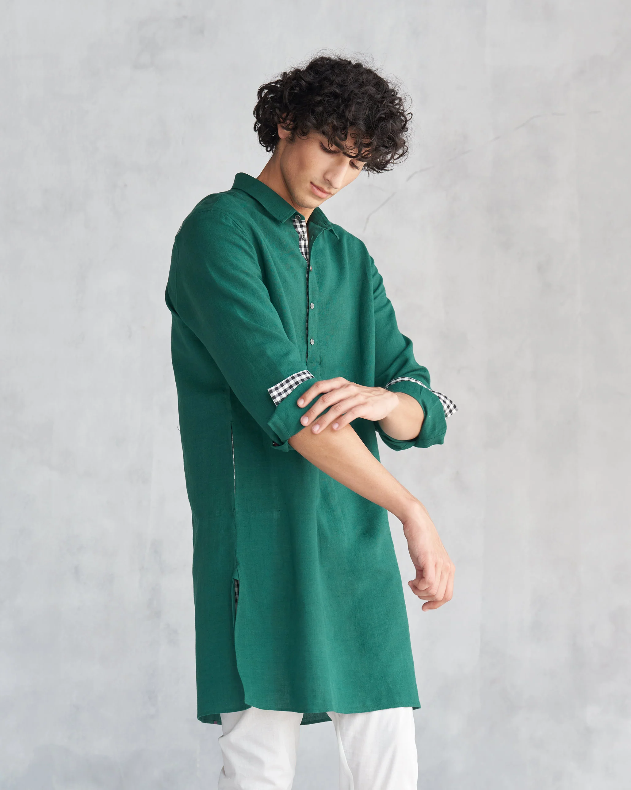 Comoros Kurta - Green - Image 4