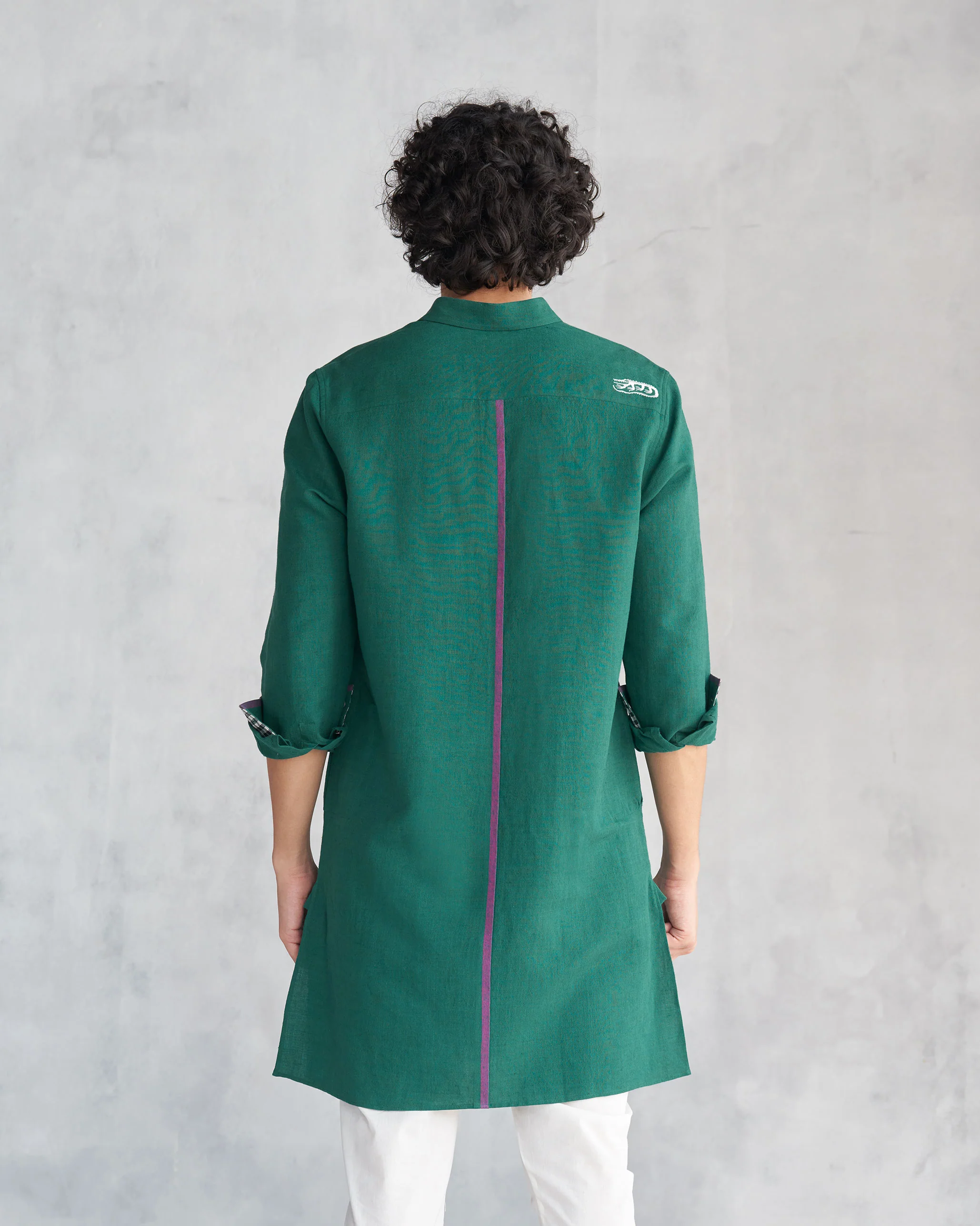 Comoros Kurta - Green - Image 5
