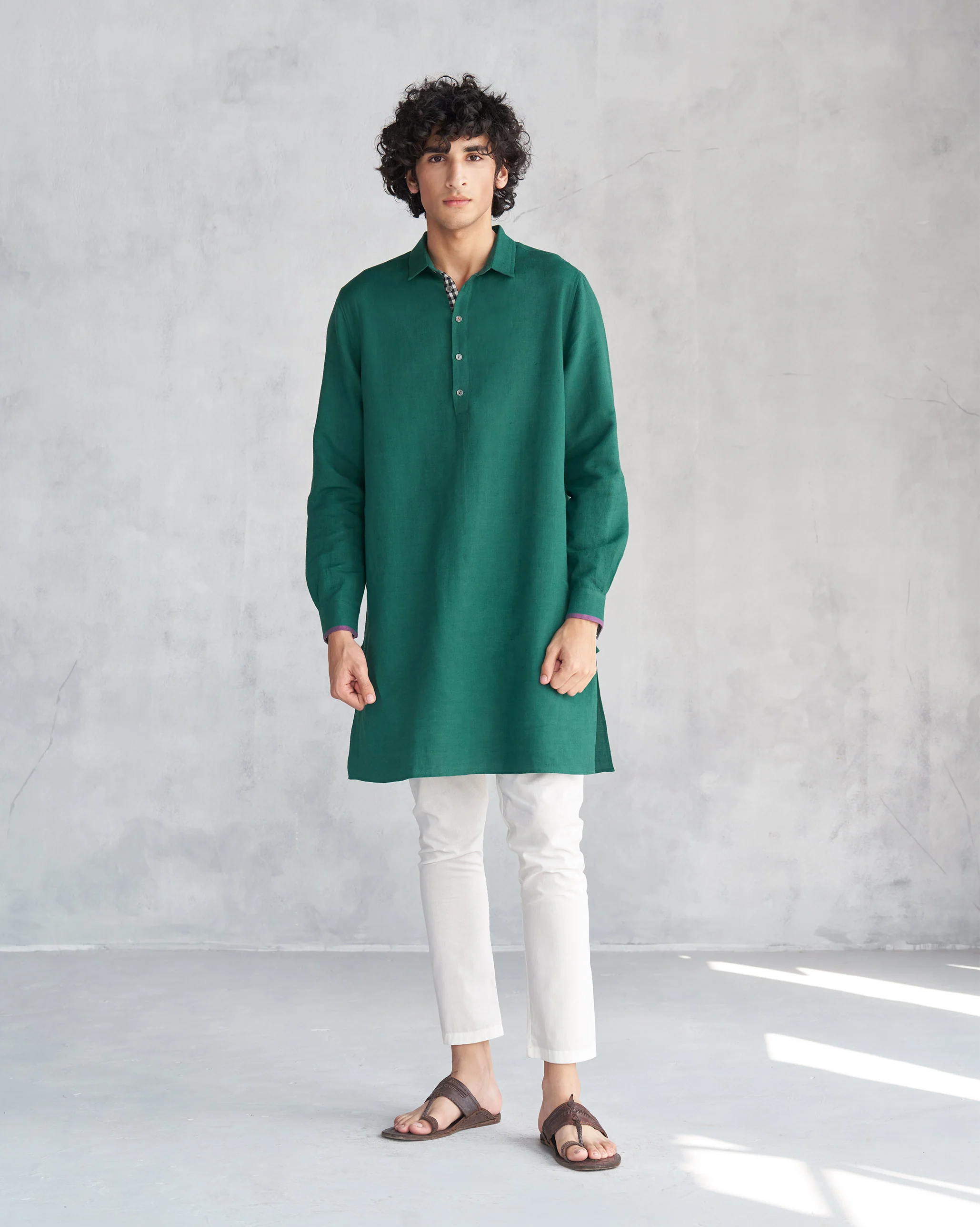 Comoros Kurta - Green - Image 6