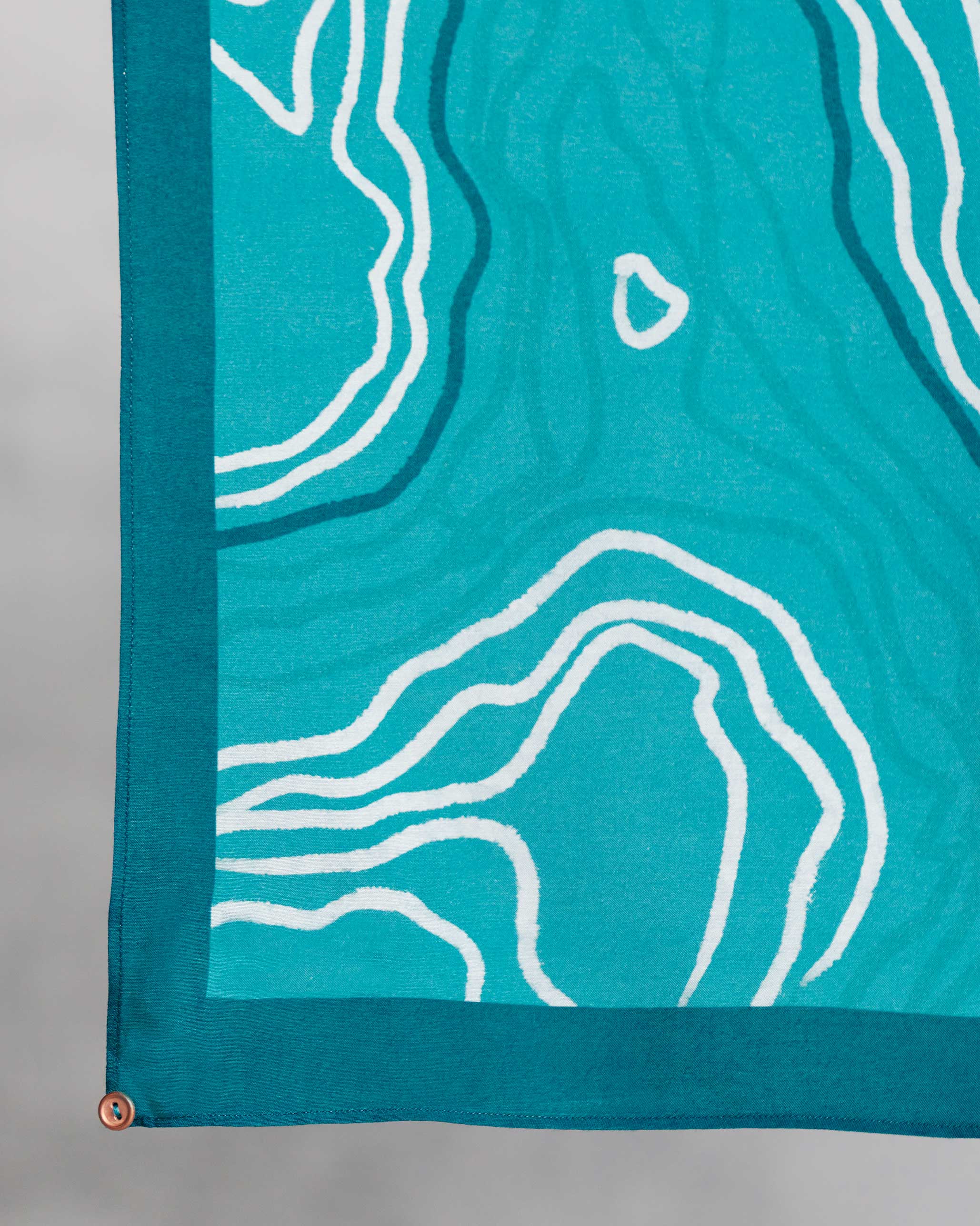 Contour Scarf - Teal TSSxNB - Image 2