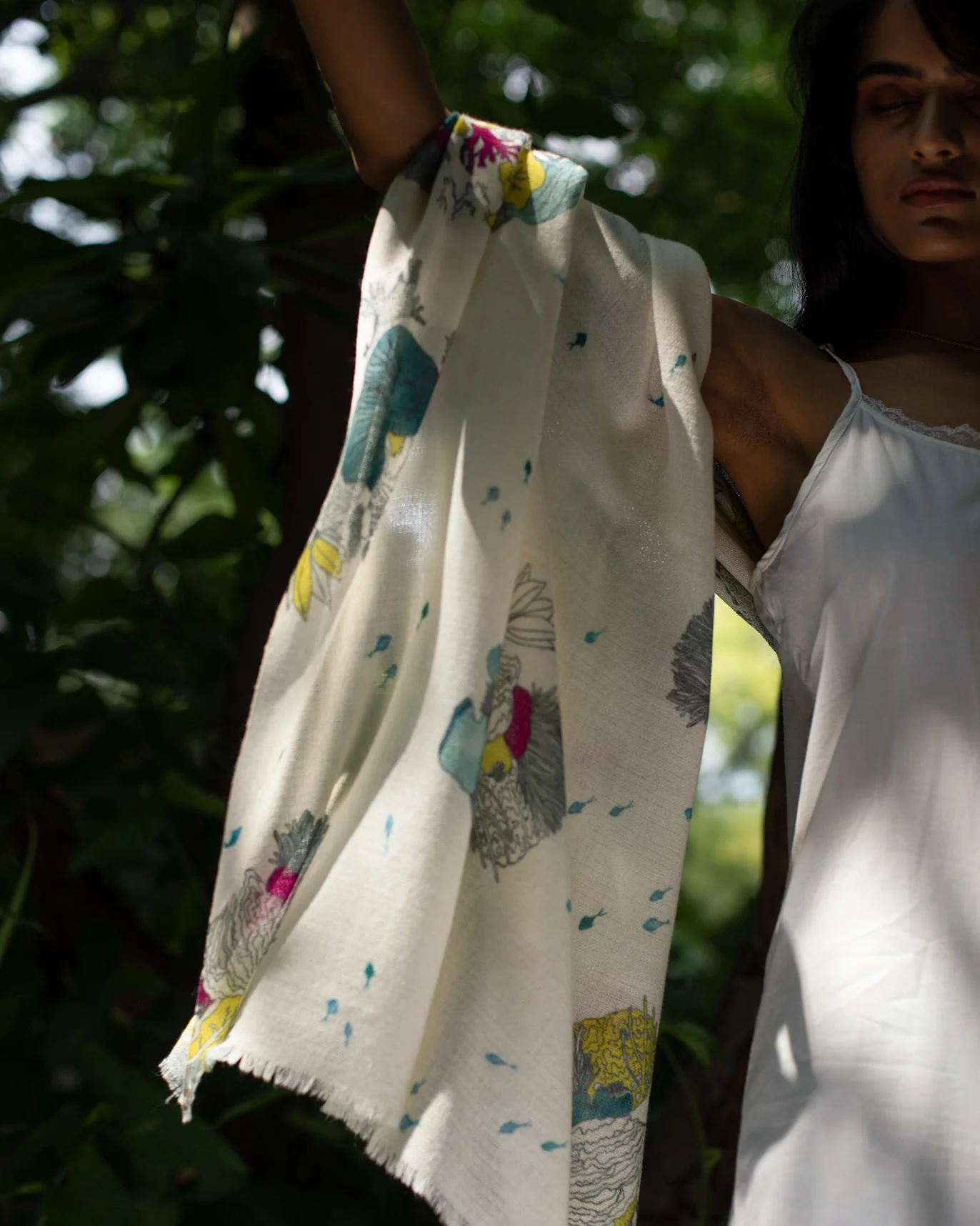 Coral Scarf(Wool) - Image 5