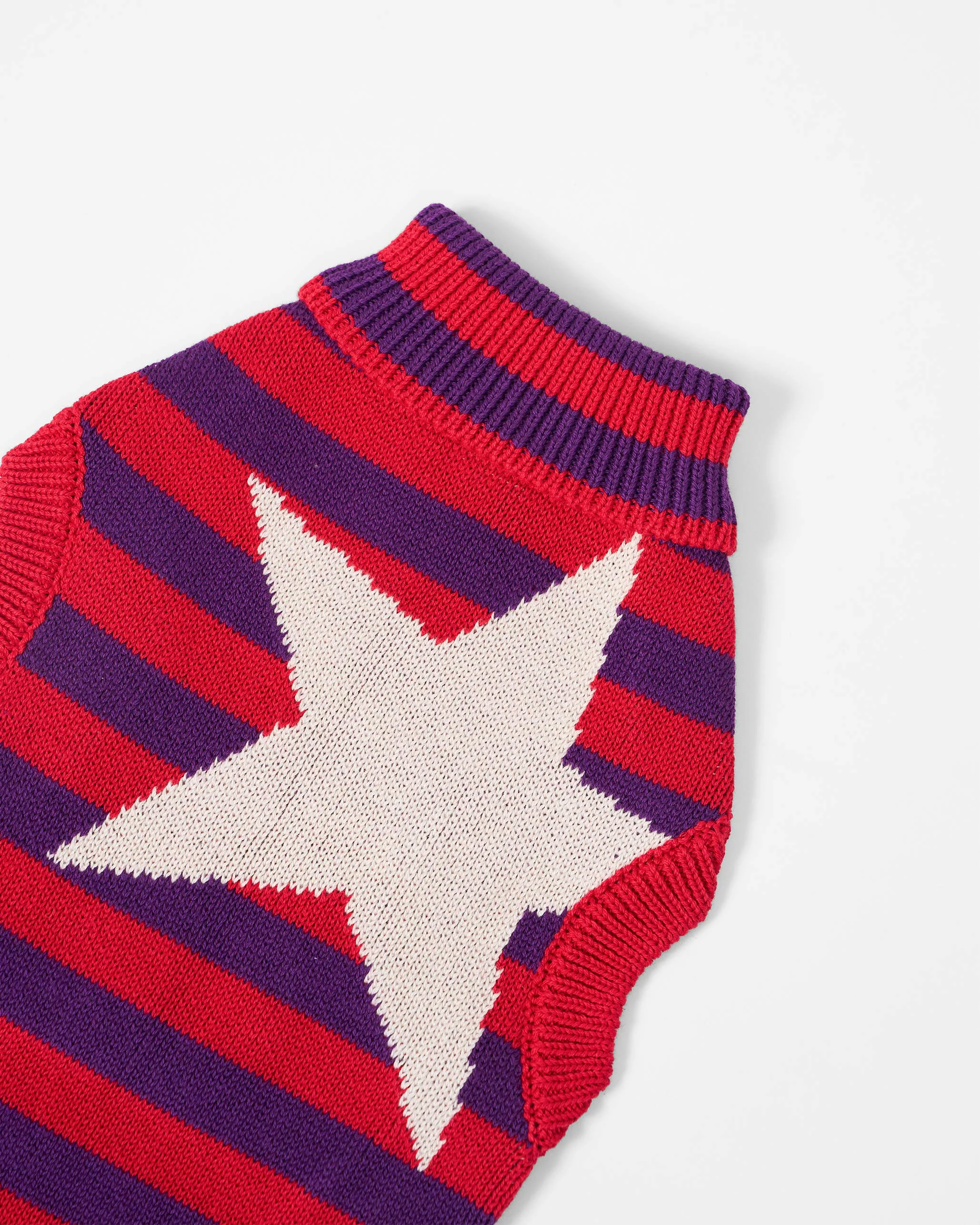 Cosmic Canine Dog Sweater - Red and purple - Image 3
