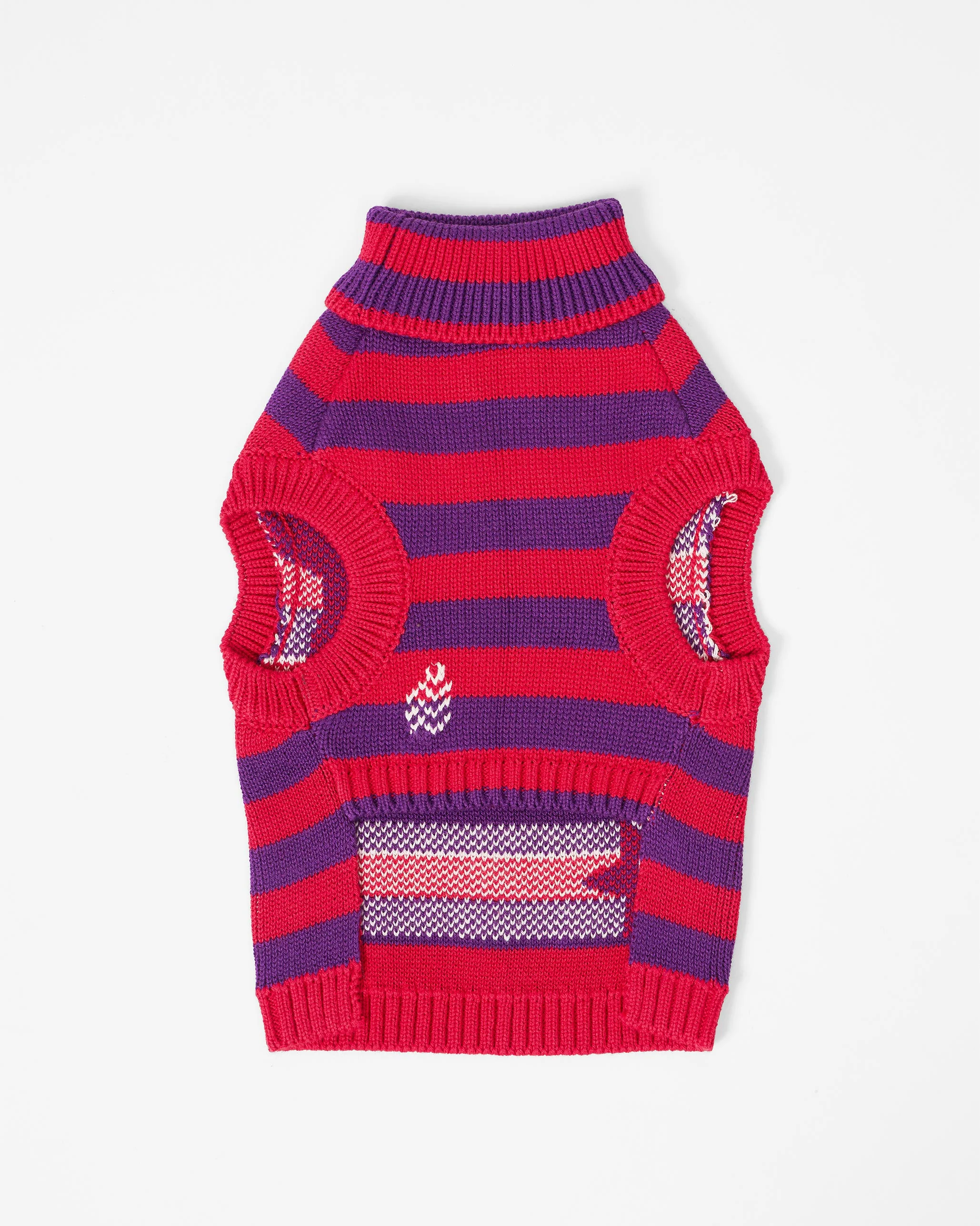 Cosmic Canine Dog Sweater - Red and purple - Image 4