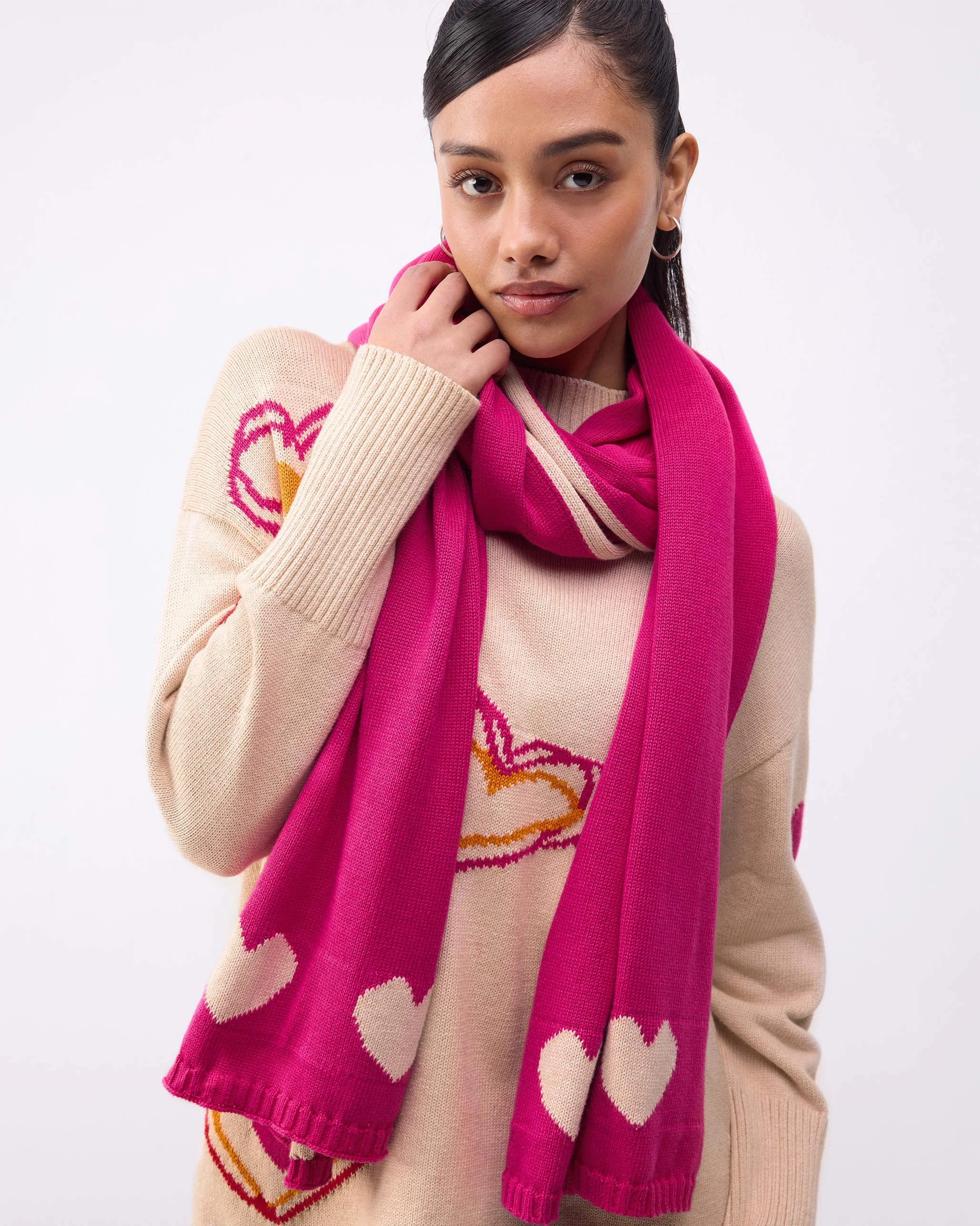 Cosy Turtle Neck Sweater - Oatmeal - Image 7