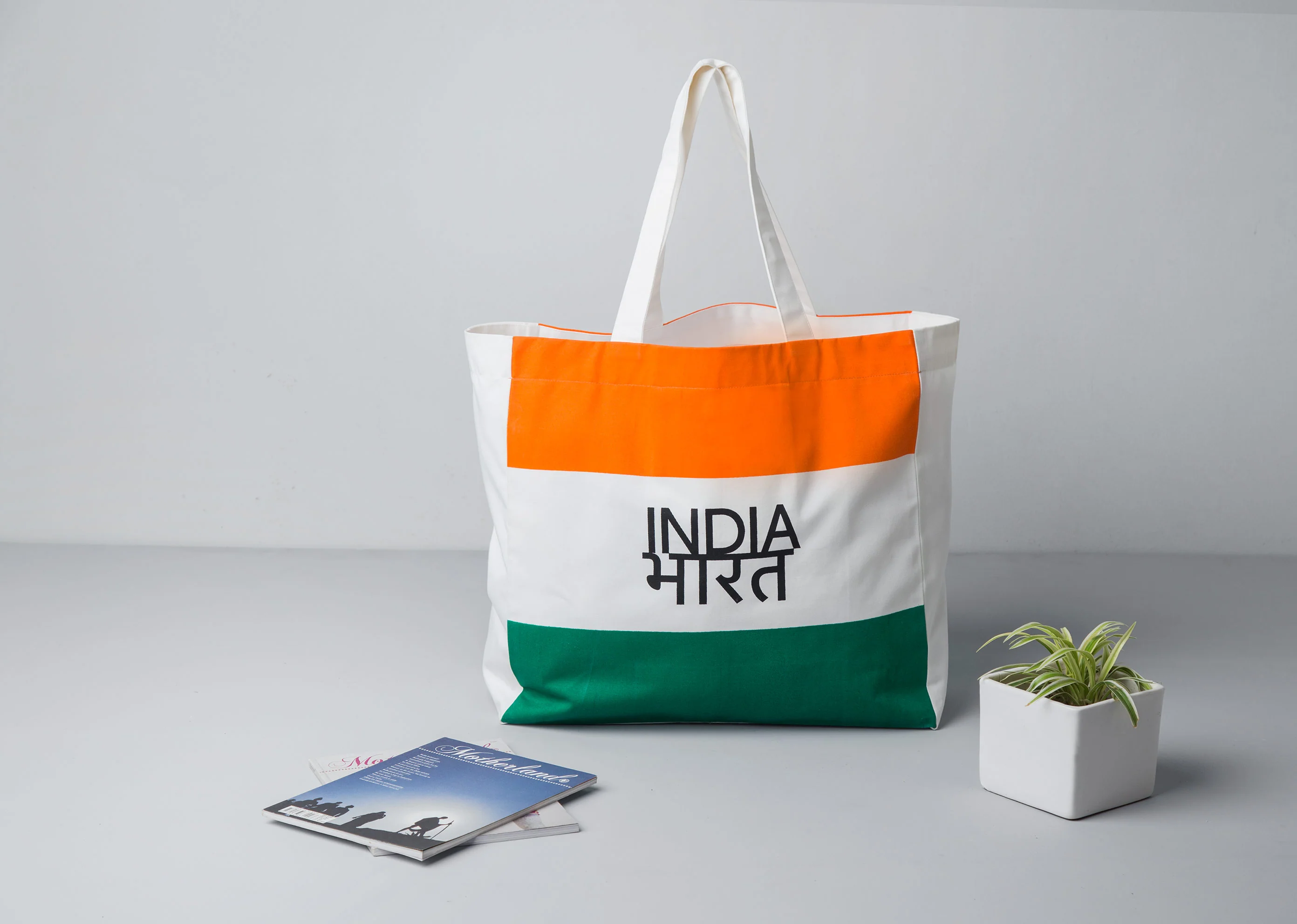 Cotton Tiranga Tote Bag - Image 3