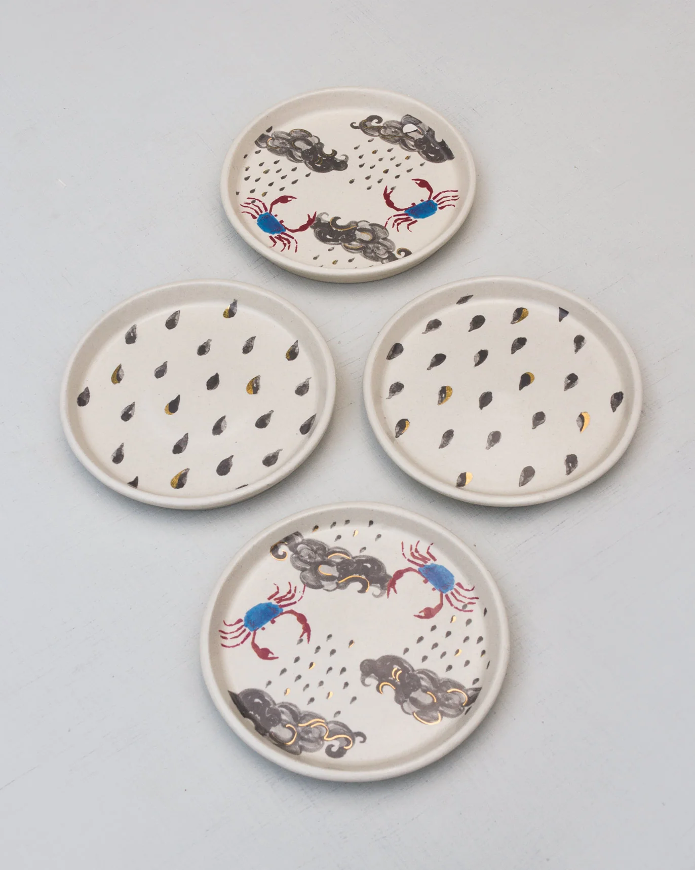 Crab Coaster Set (Set of 4) - Image 2