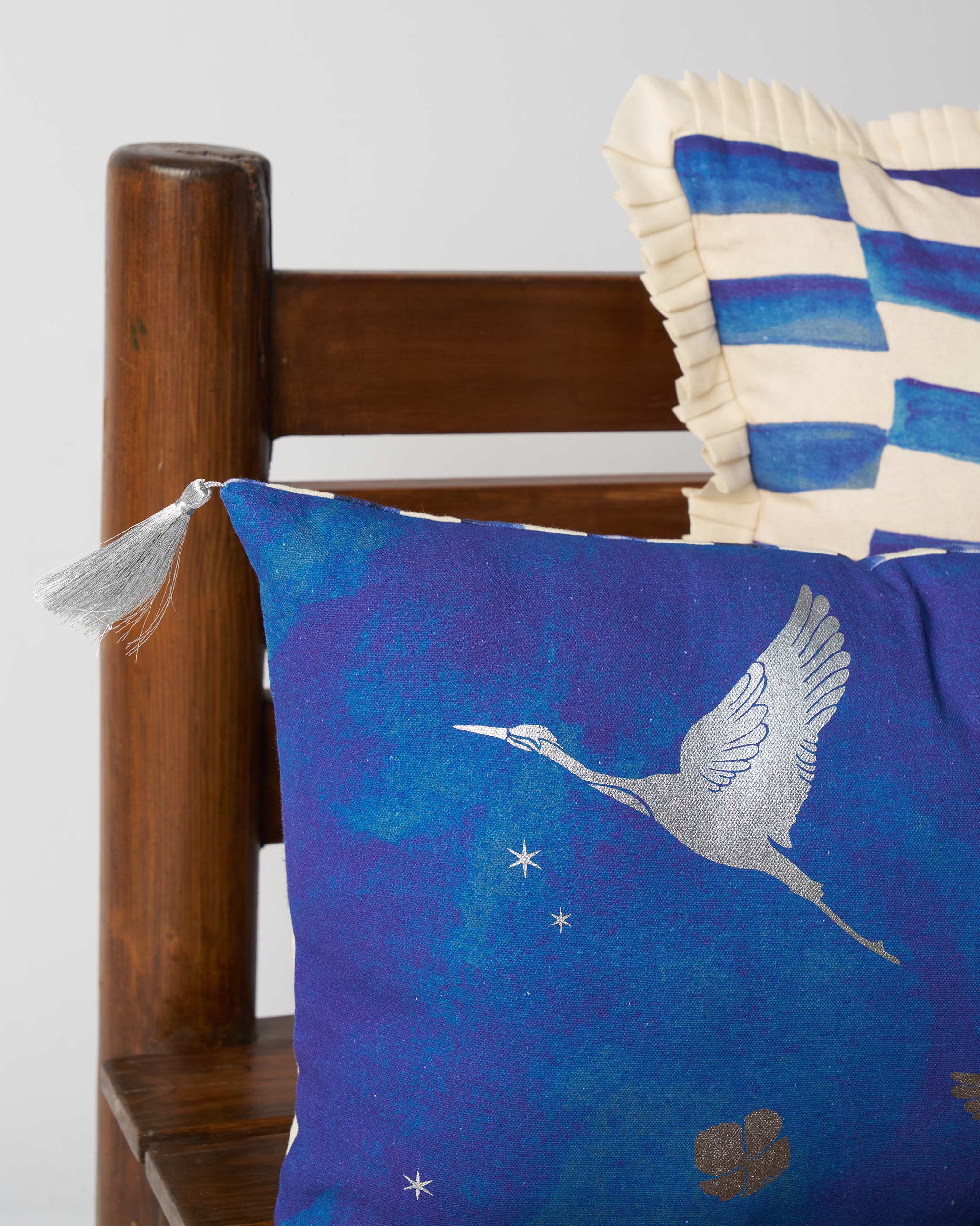 Crane Dance Cushion Cover - Image 2