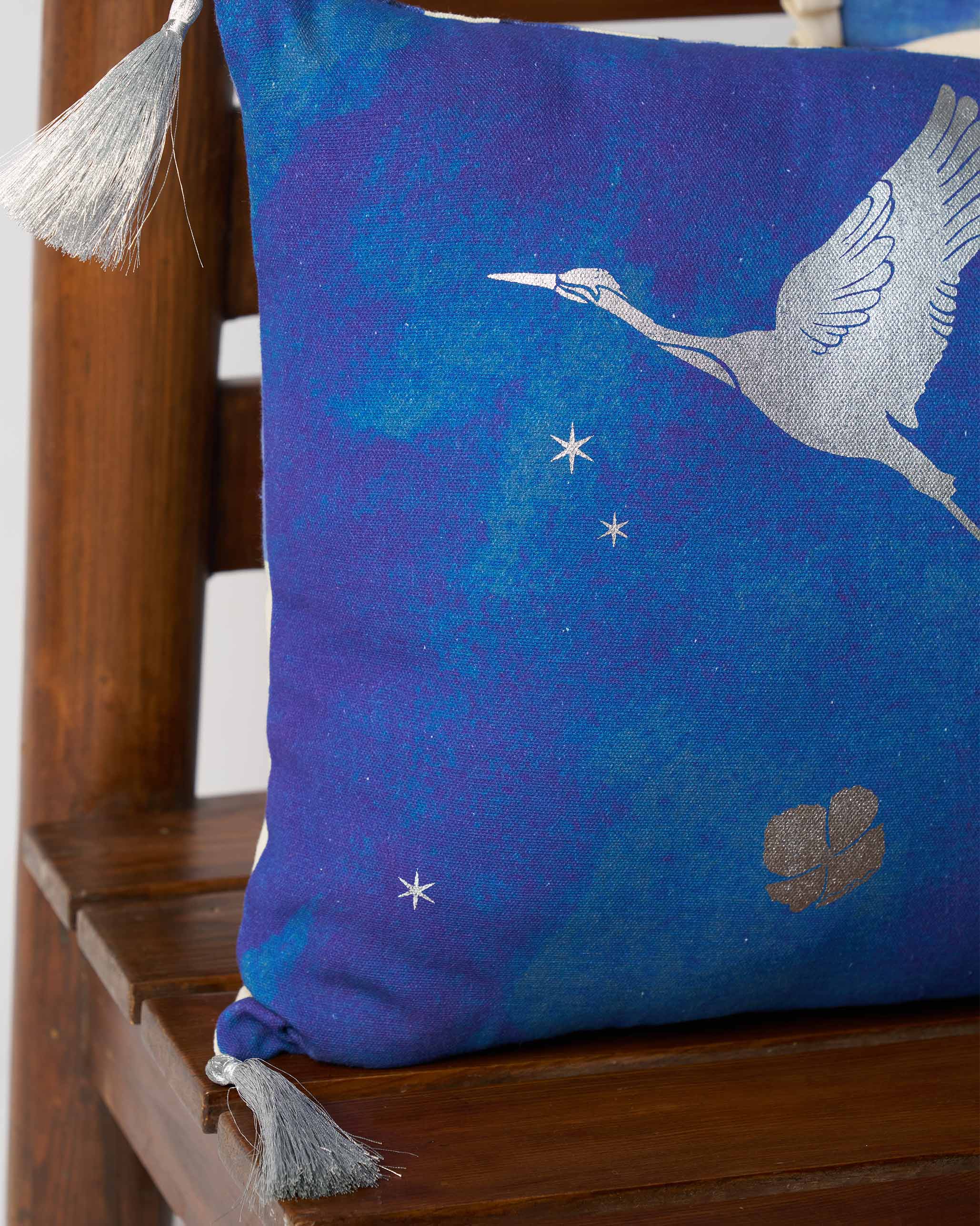 Crane Dance Cushion Cover - Image 3