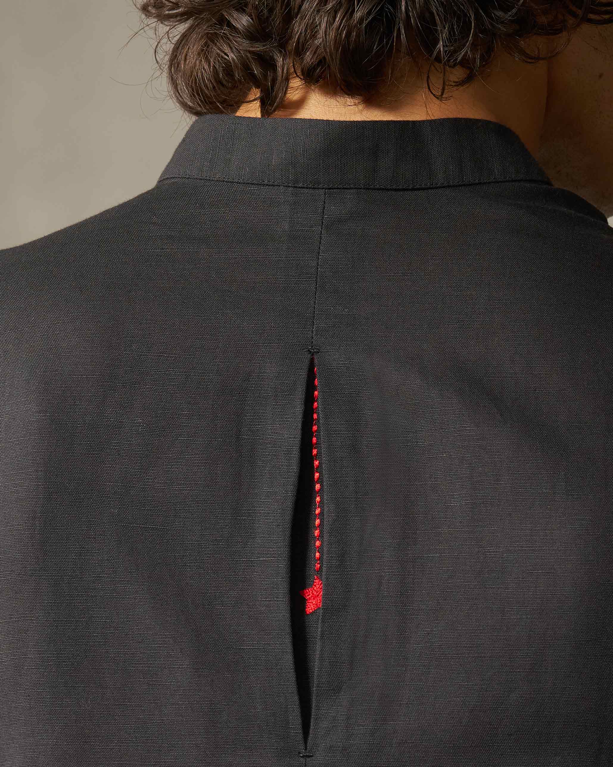 Crescent Kurta - Black - Image 2