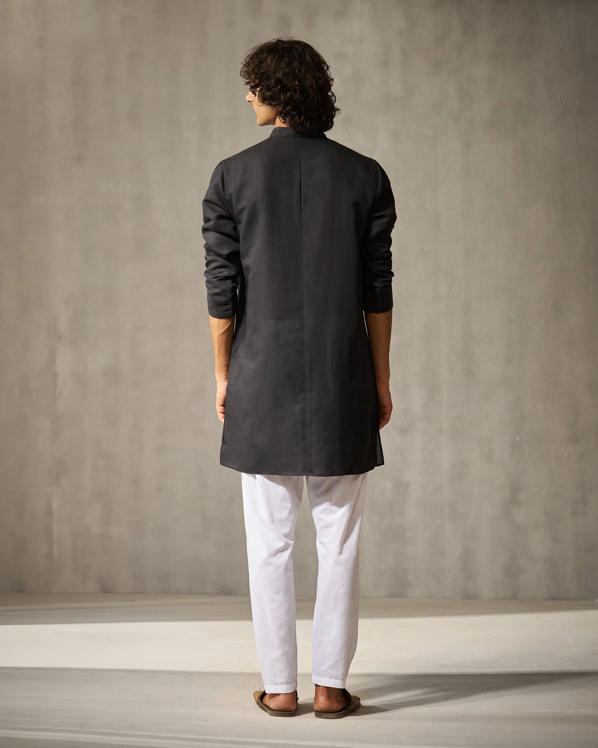 Crescent Kurta - Black - Image 4