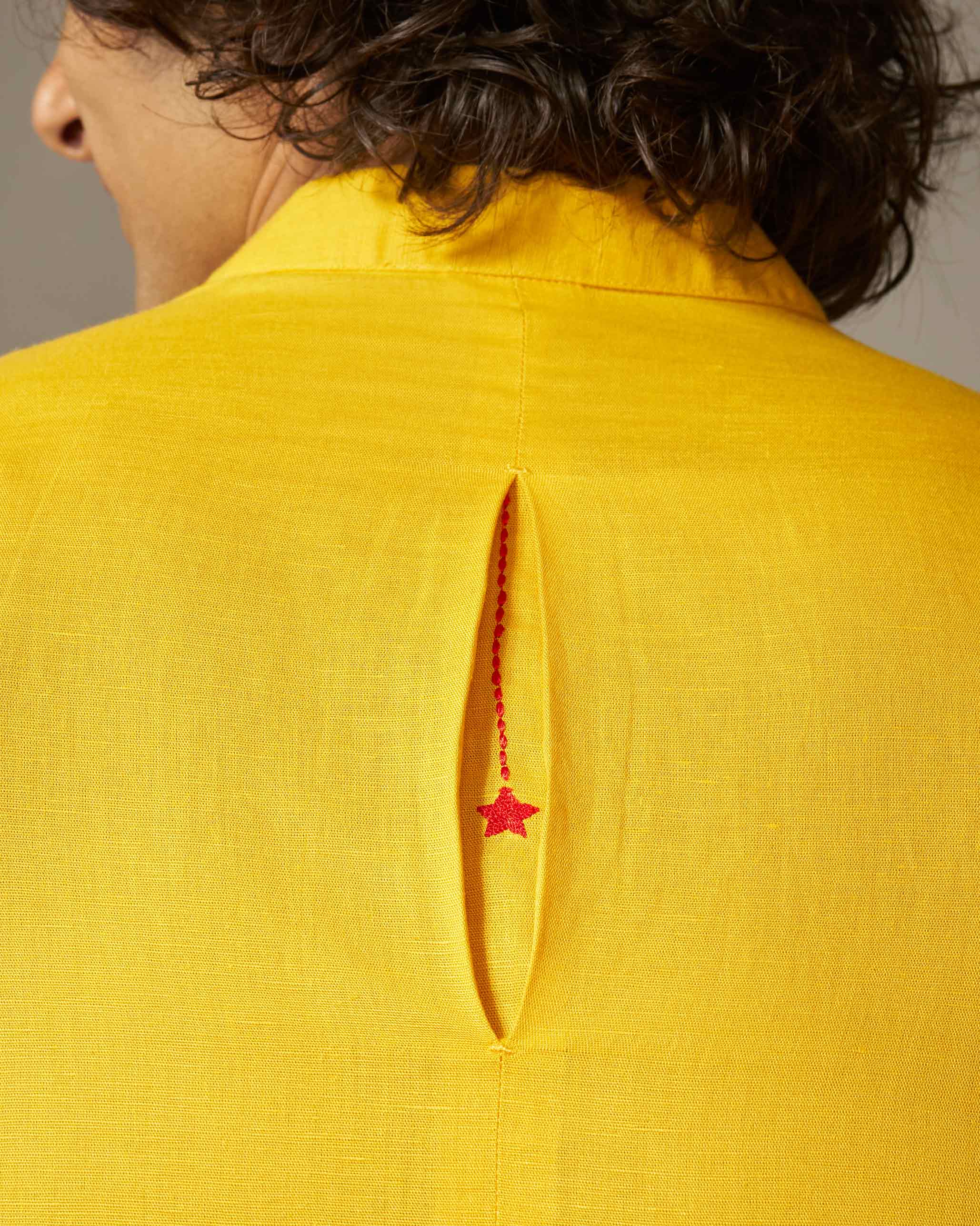 Crescent Kurta - Ochre - Image 2
