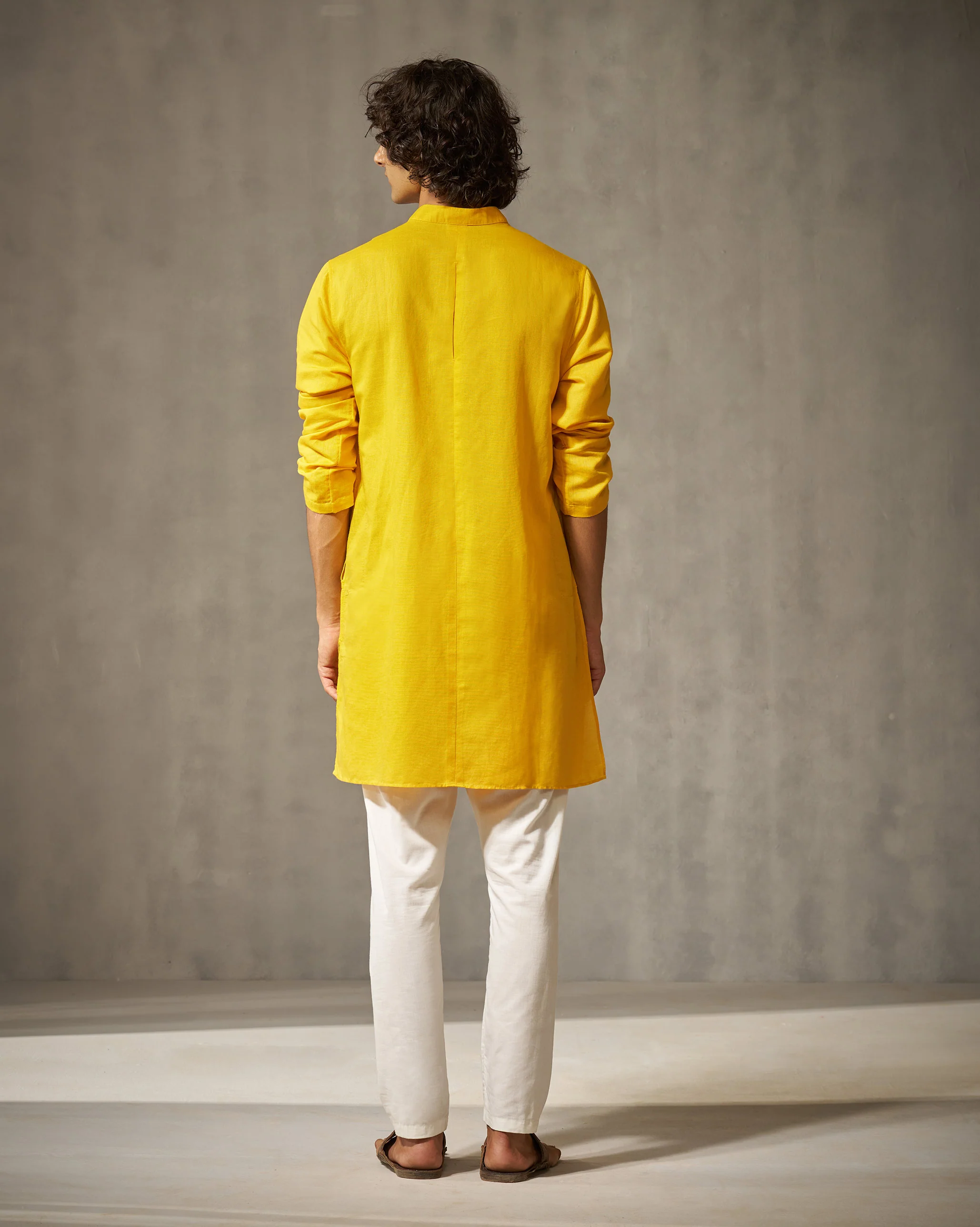 Crescent Kurta - Ochre - Image 4