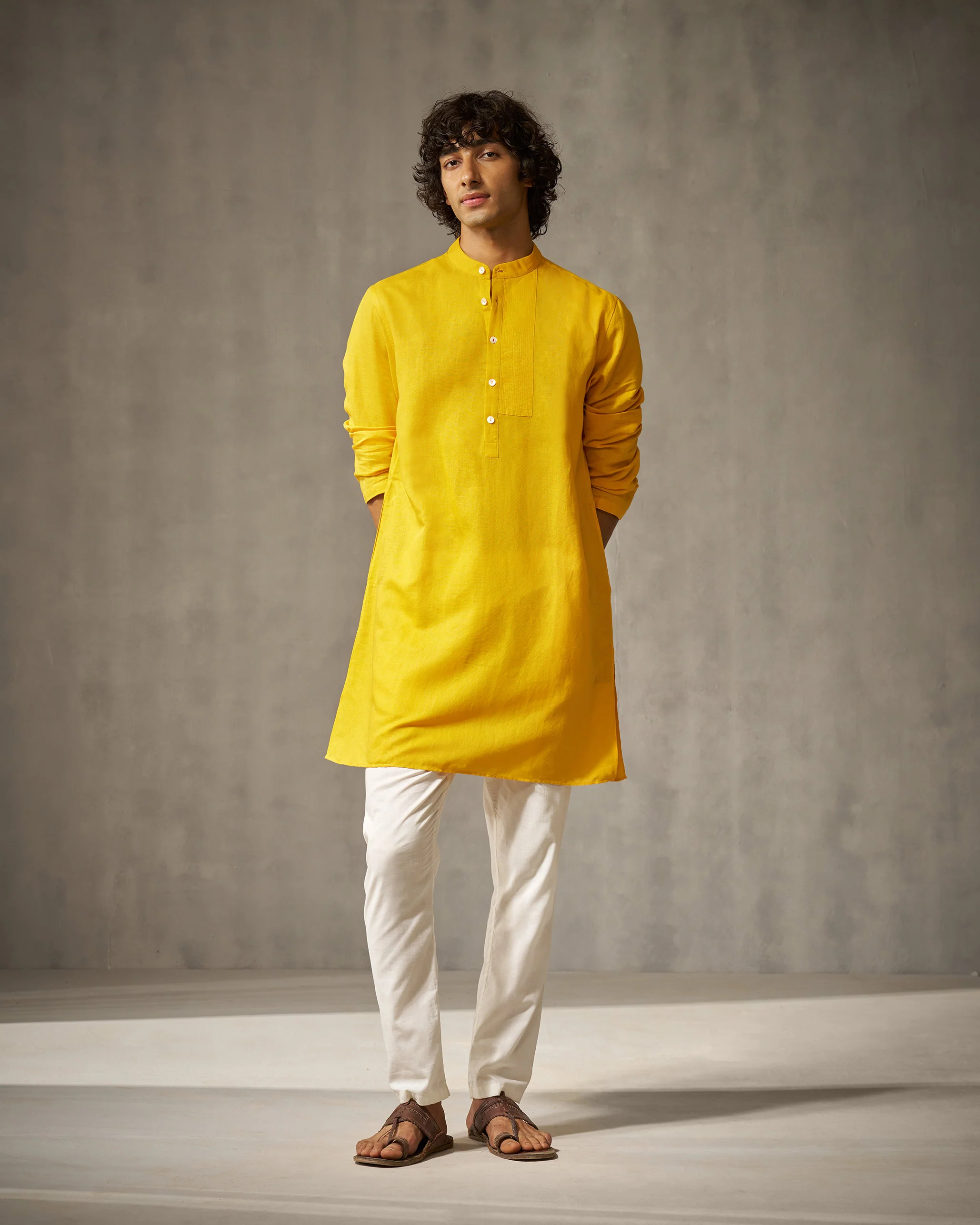 Crescent Kurta - Ochre - Image 5