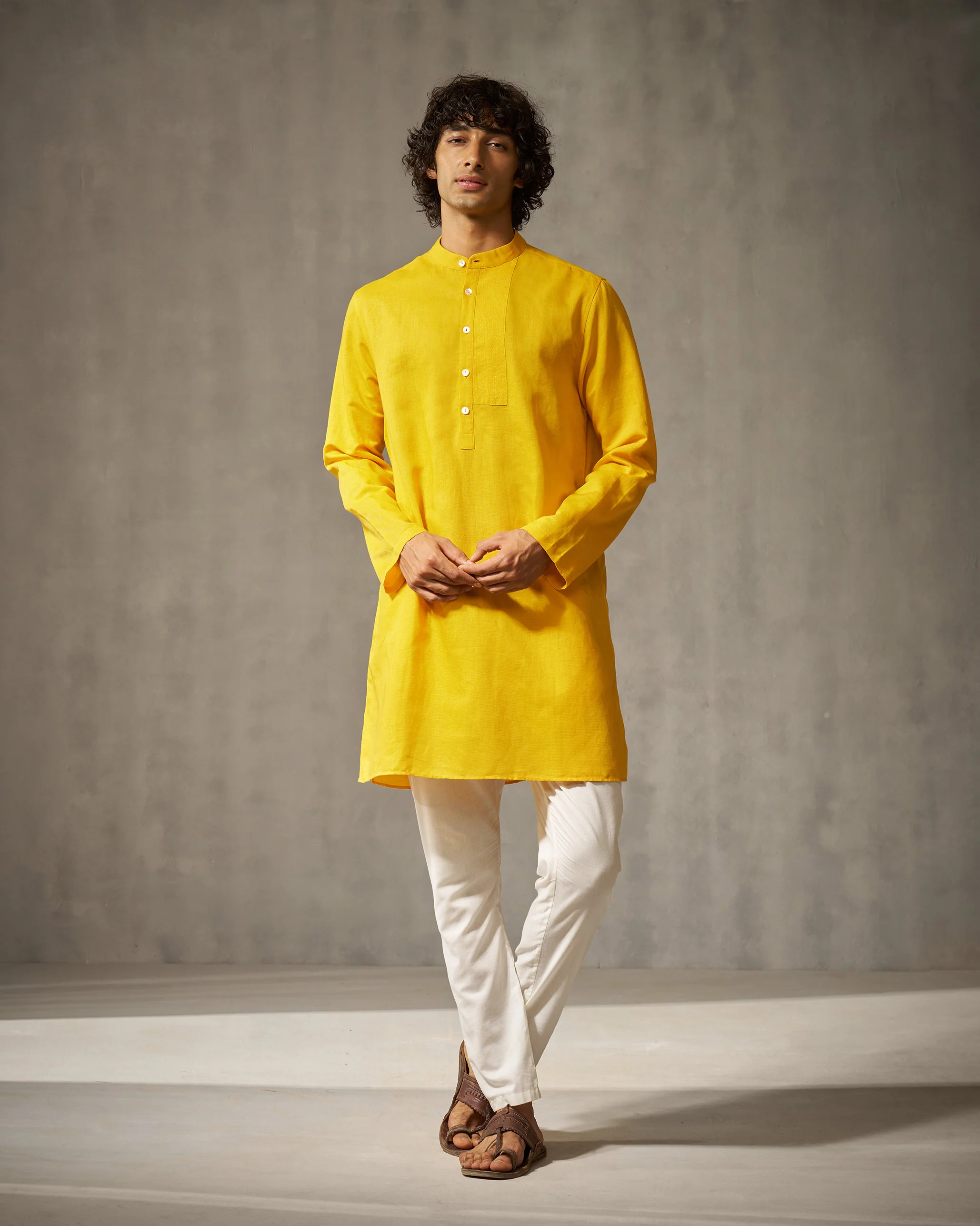 Crescent Kurta - Ochre - Image 6