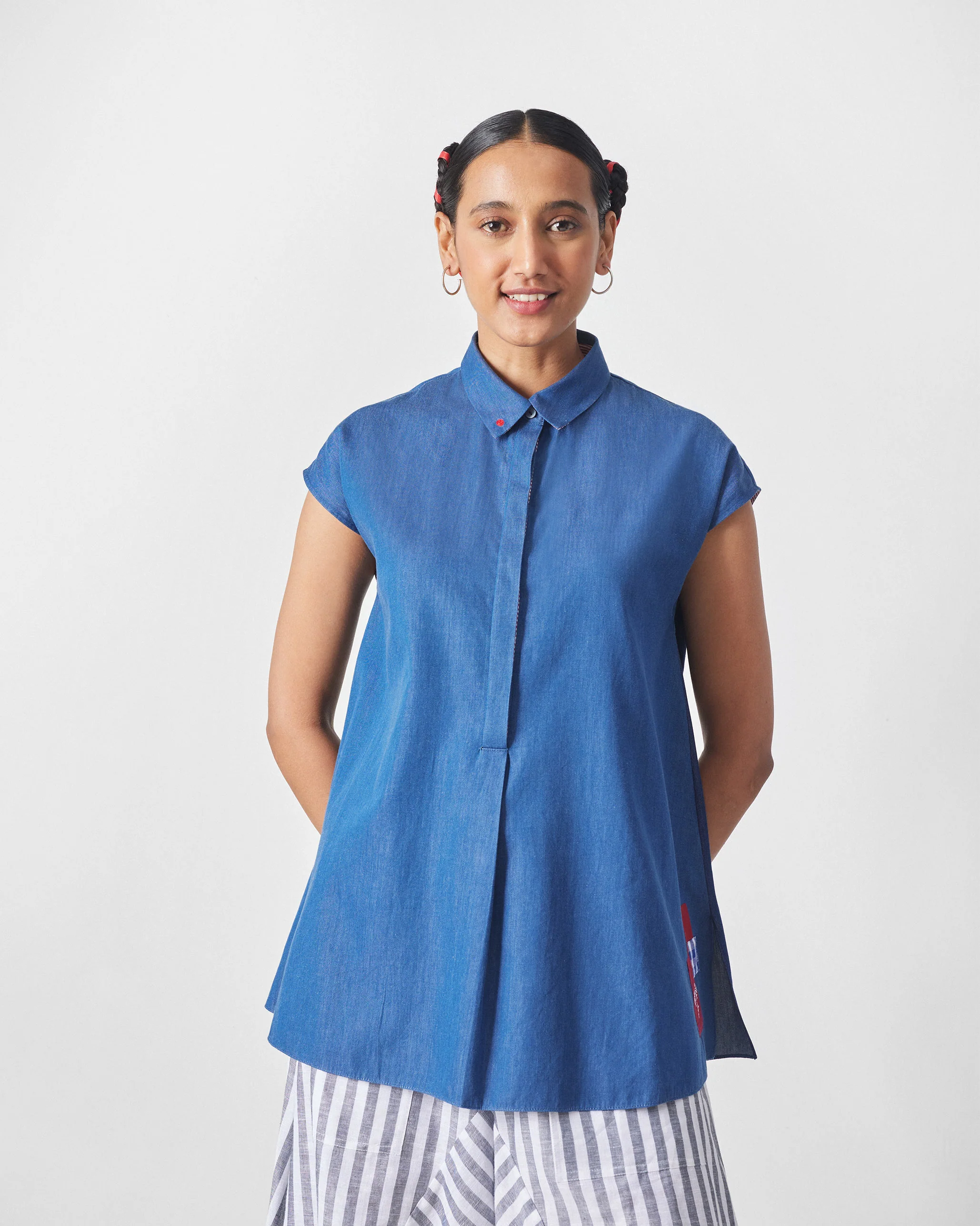 Daisy Top - Denim - Image 7