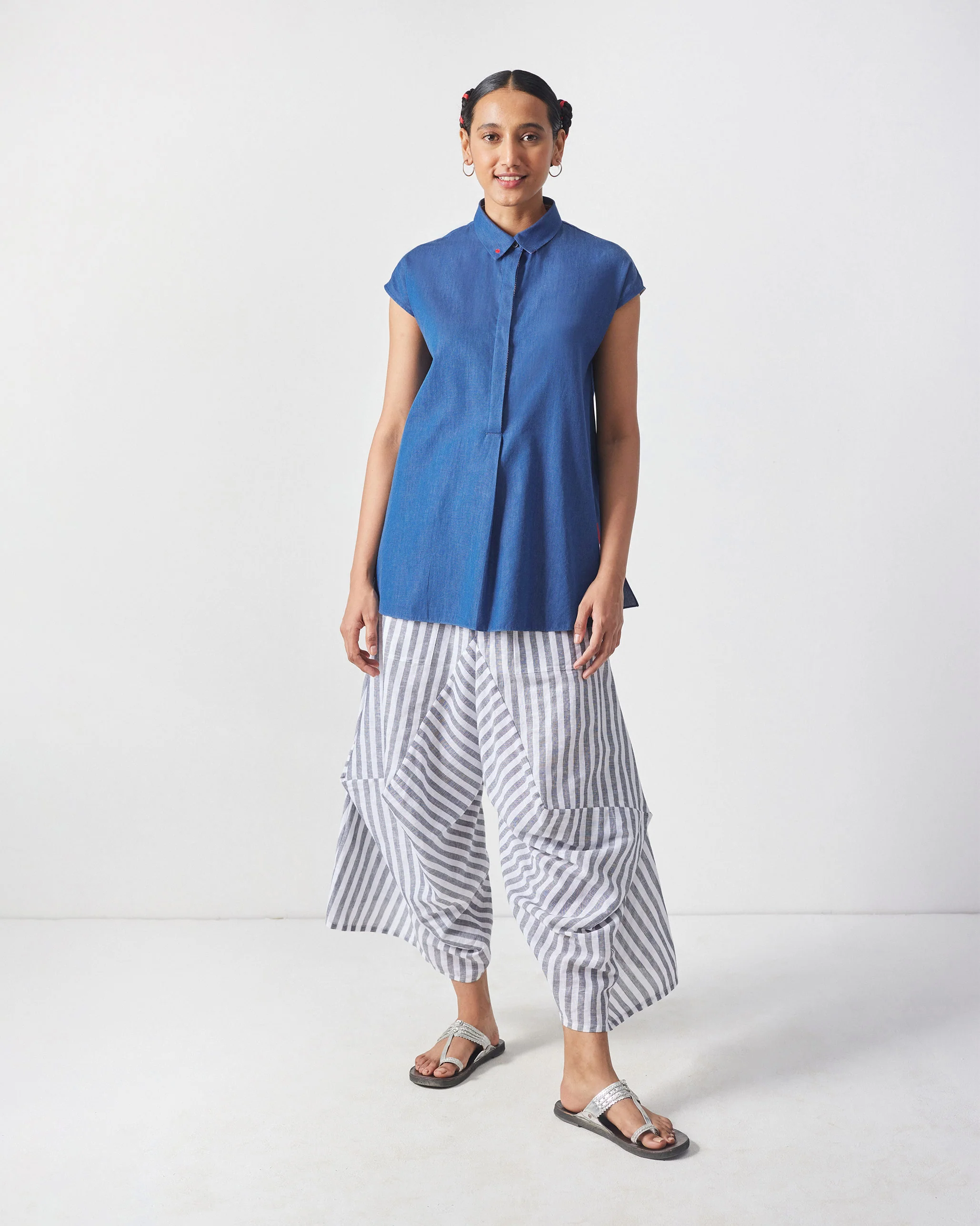 Daisy Top - Denim - Image 9