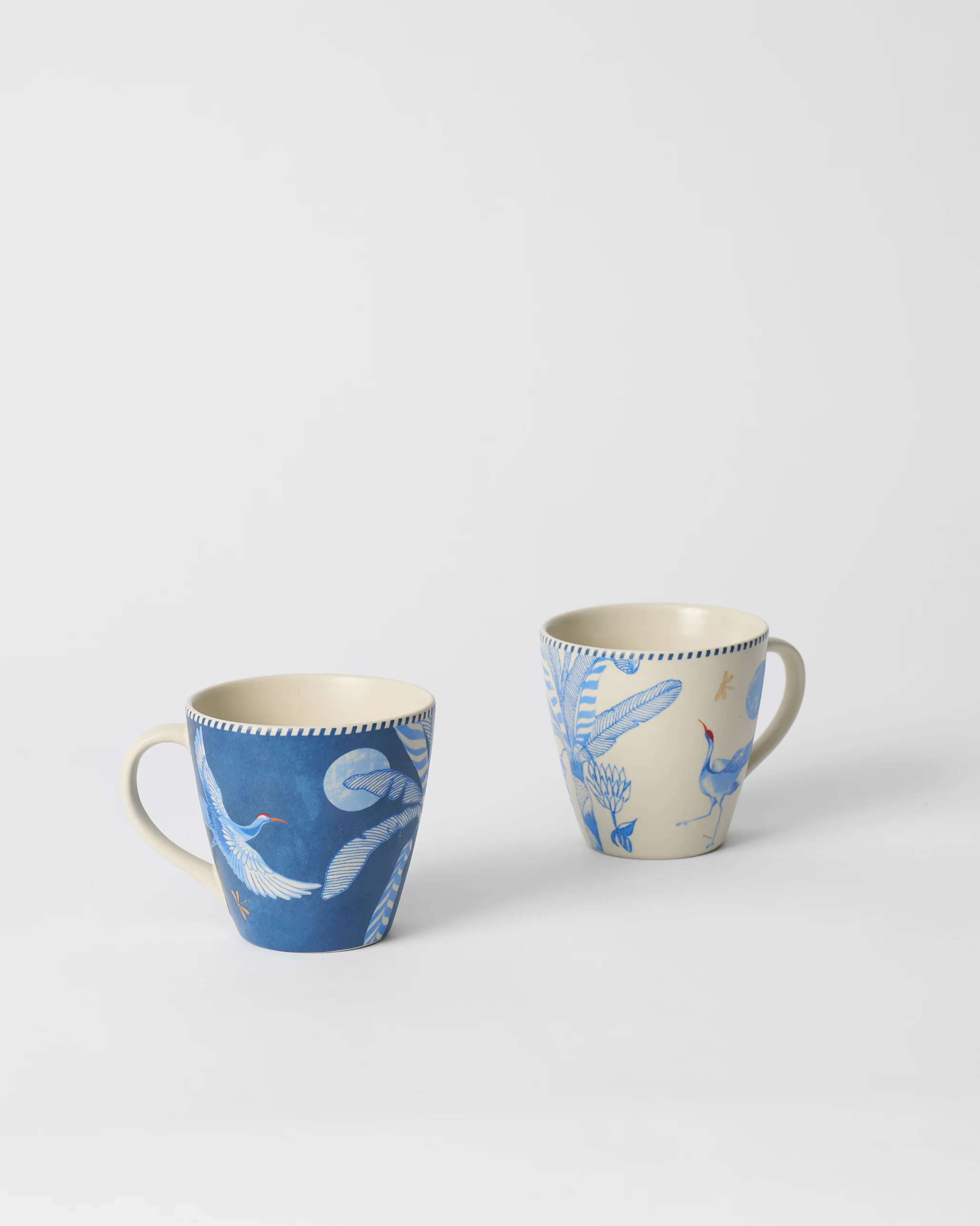 Dancing Crane Conical Mug - Set of 2 - Image 5