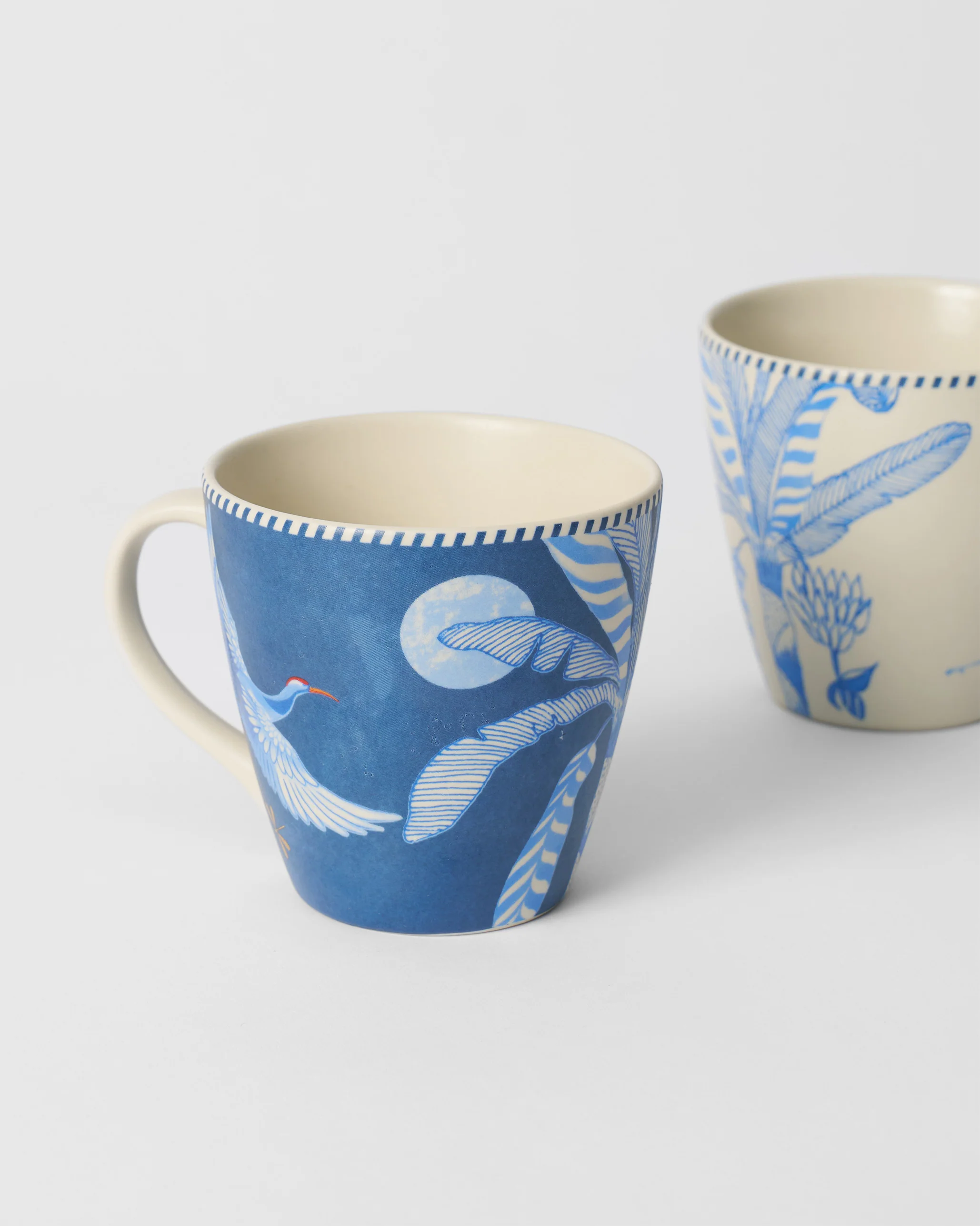 Dancing Crane Conical Mug - Set of 2 - Image 6