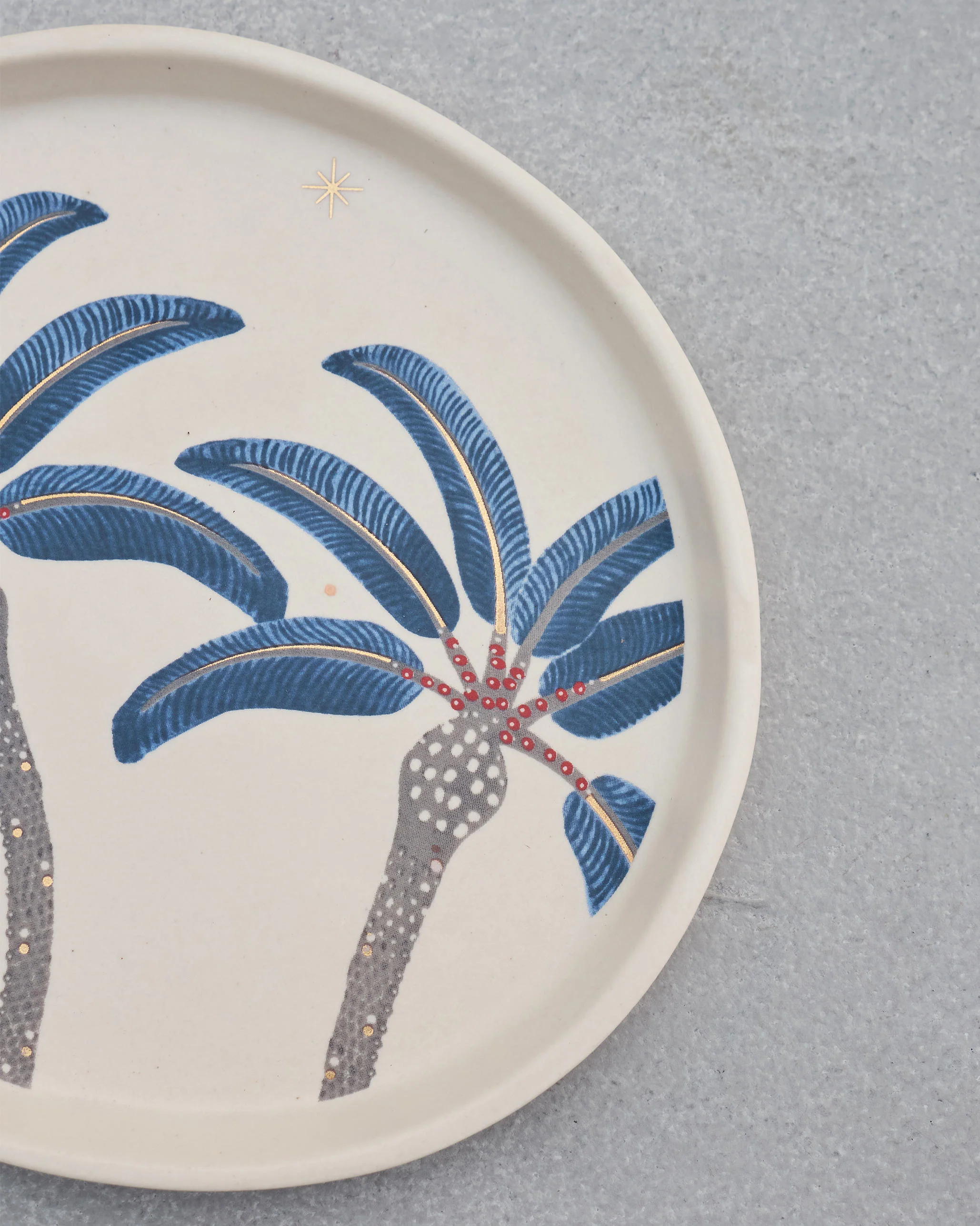Dancing Palm Dessert Plate - Image 2