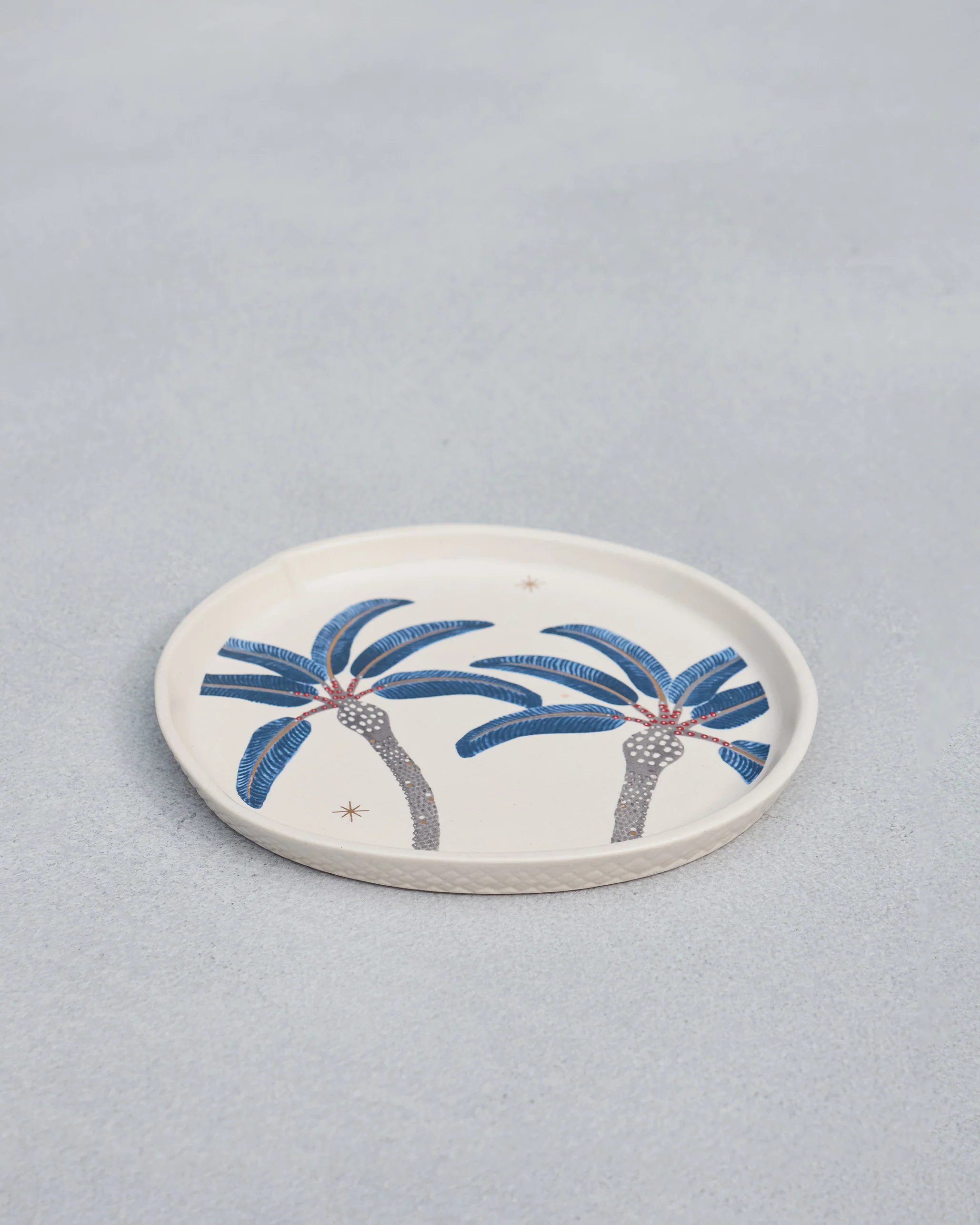 Dancing Palm Dessert Plate - Image 3