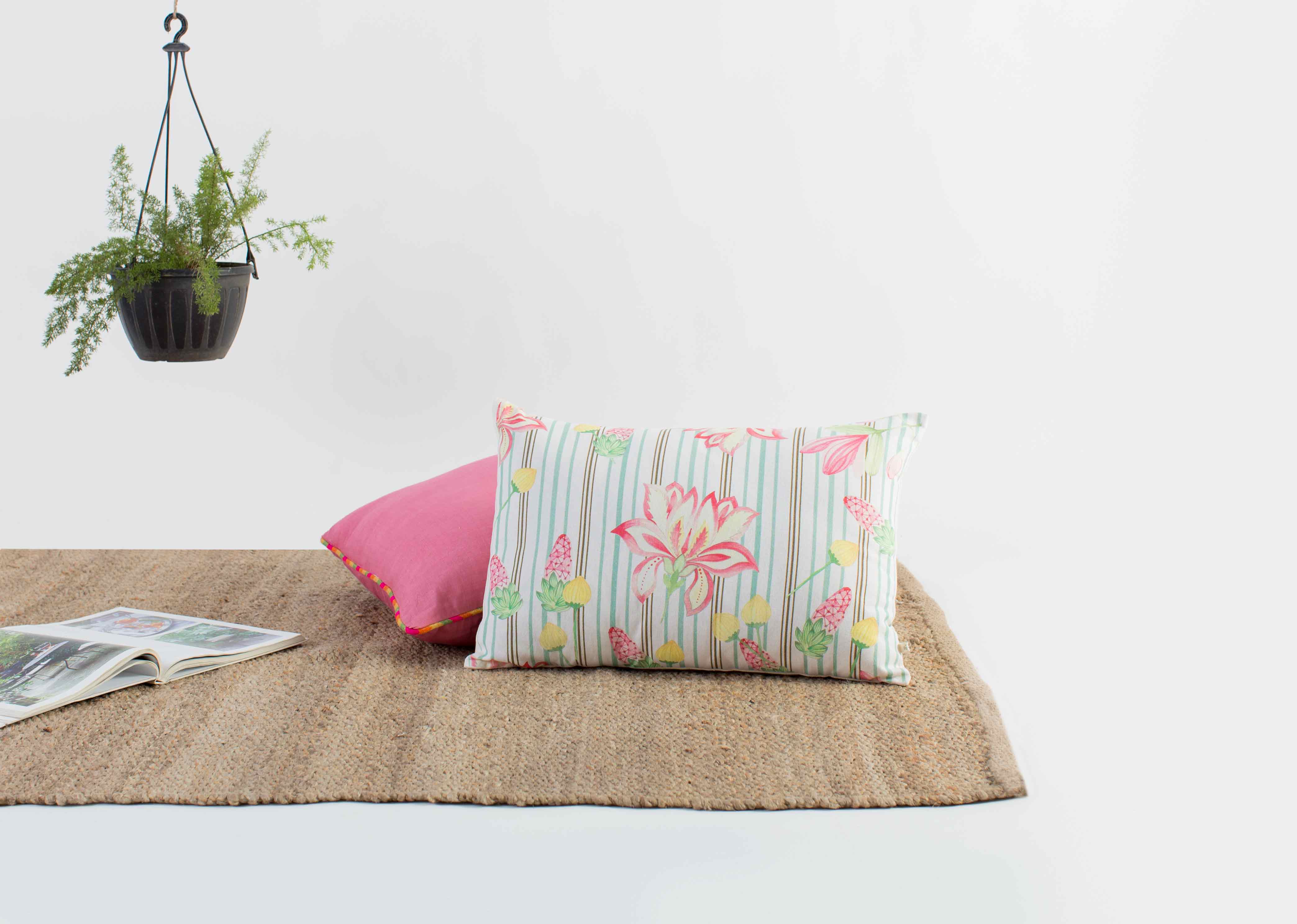 Dandeli Stripes Pillow Cover - Image 3