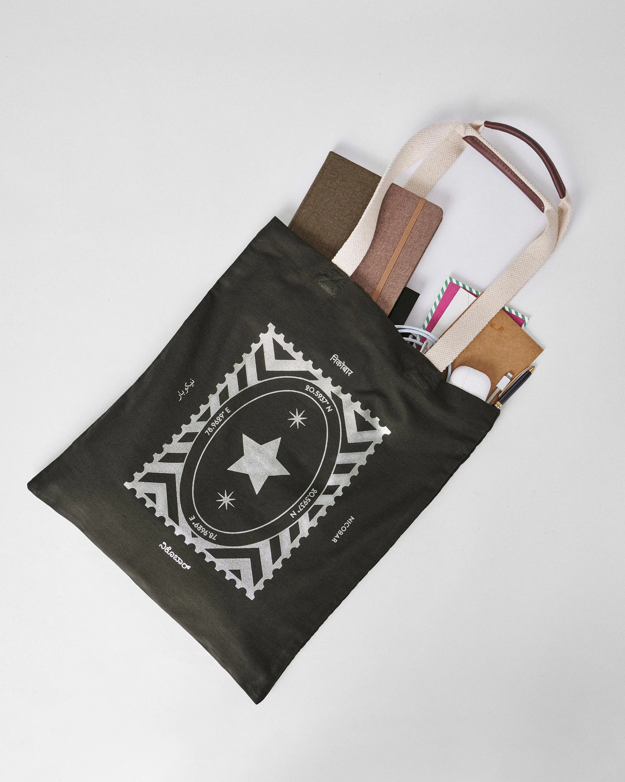 Decade Tote (Limited Edition)- Charcoal & Silver - Image 5