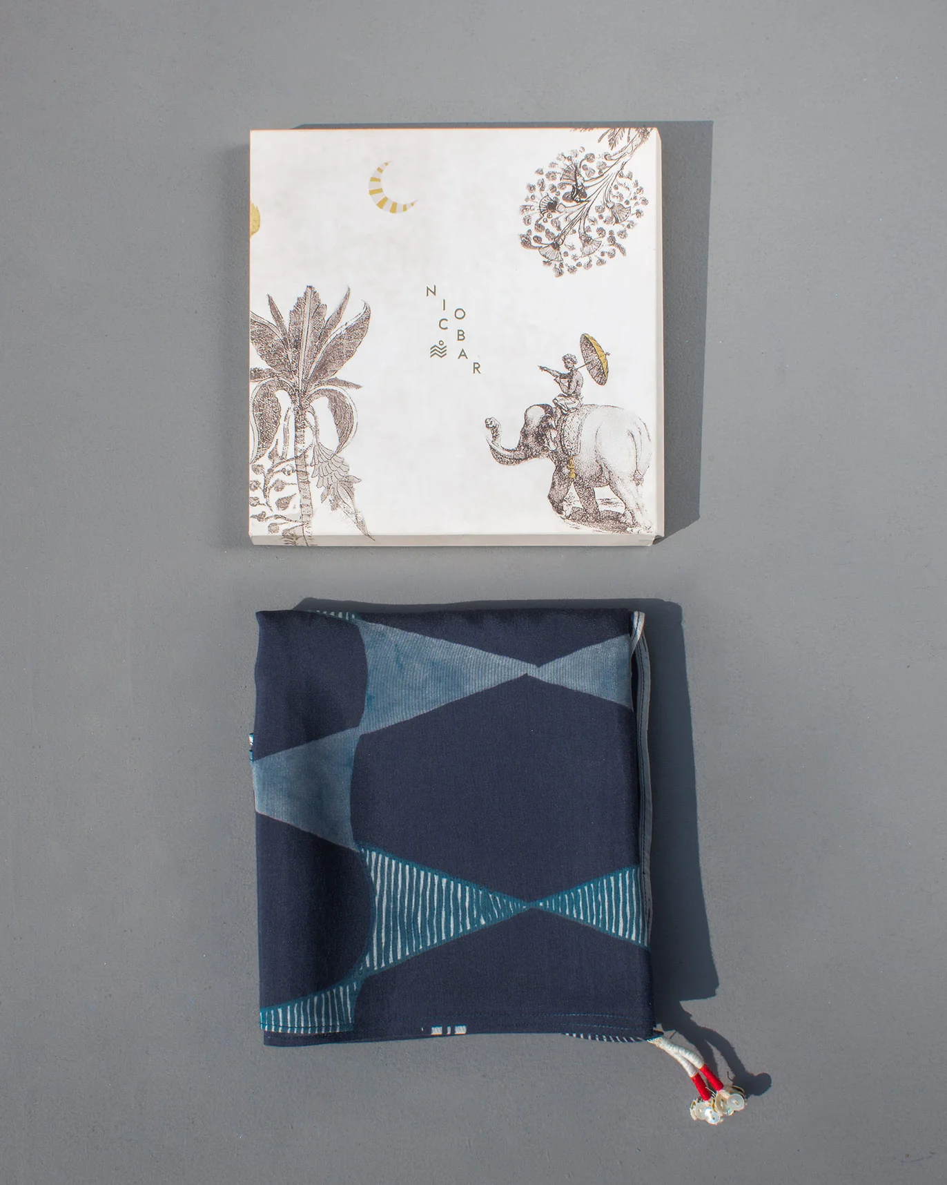 Deep Waters Scarf - Indigo - Image 4