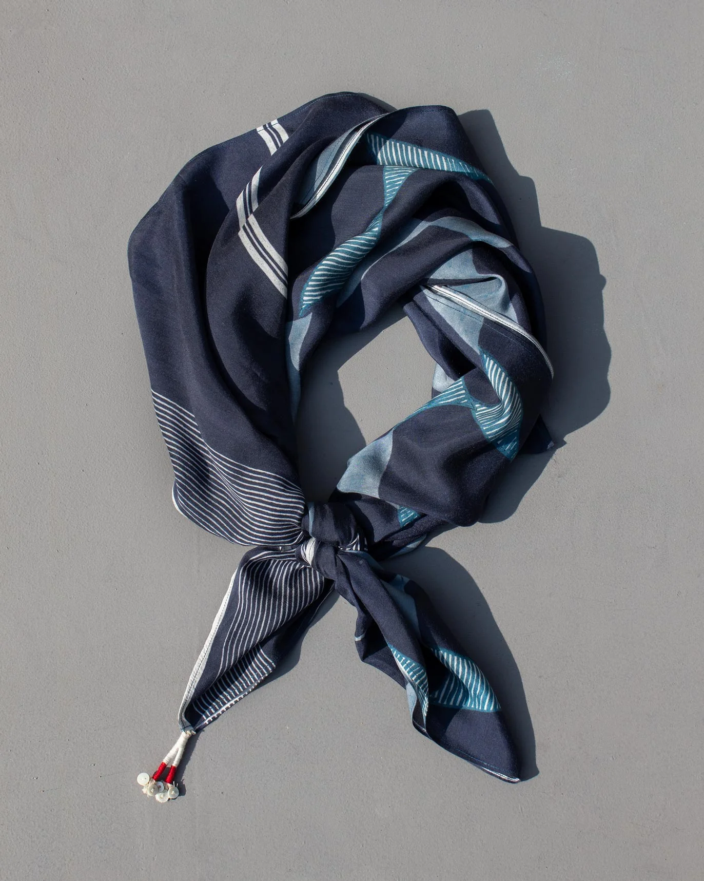 Deep Waters Scarf - Indigo - Image 5