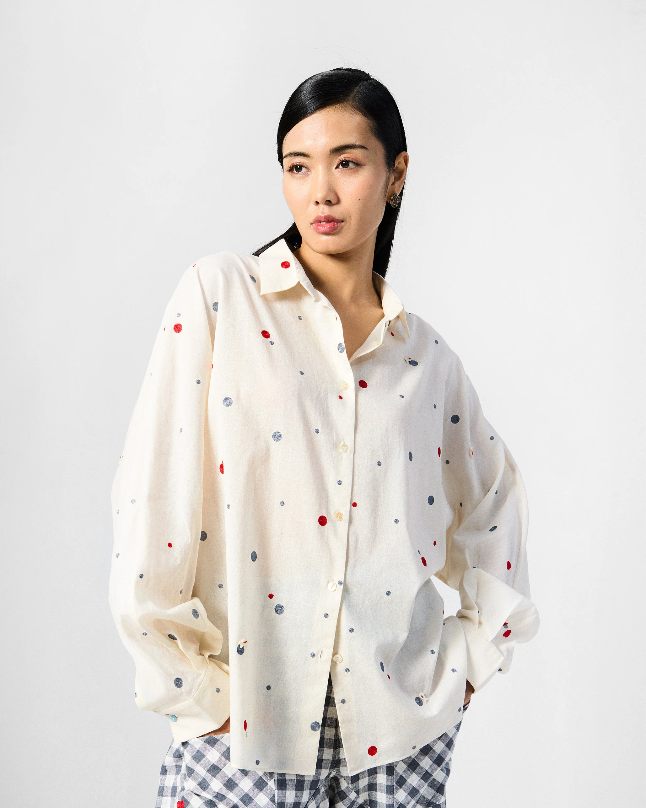 Dera Top - Ivory Embroidered - Image 5