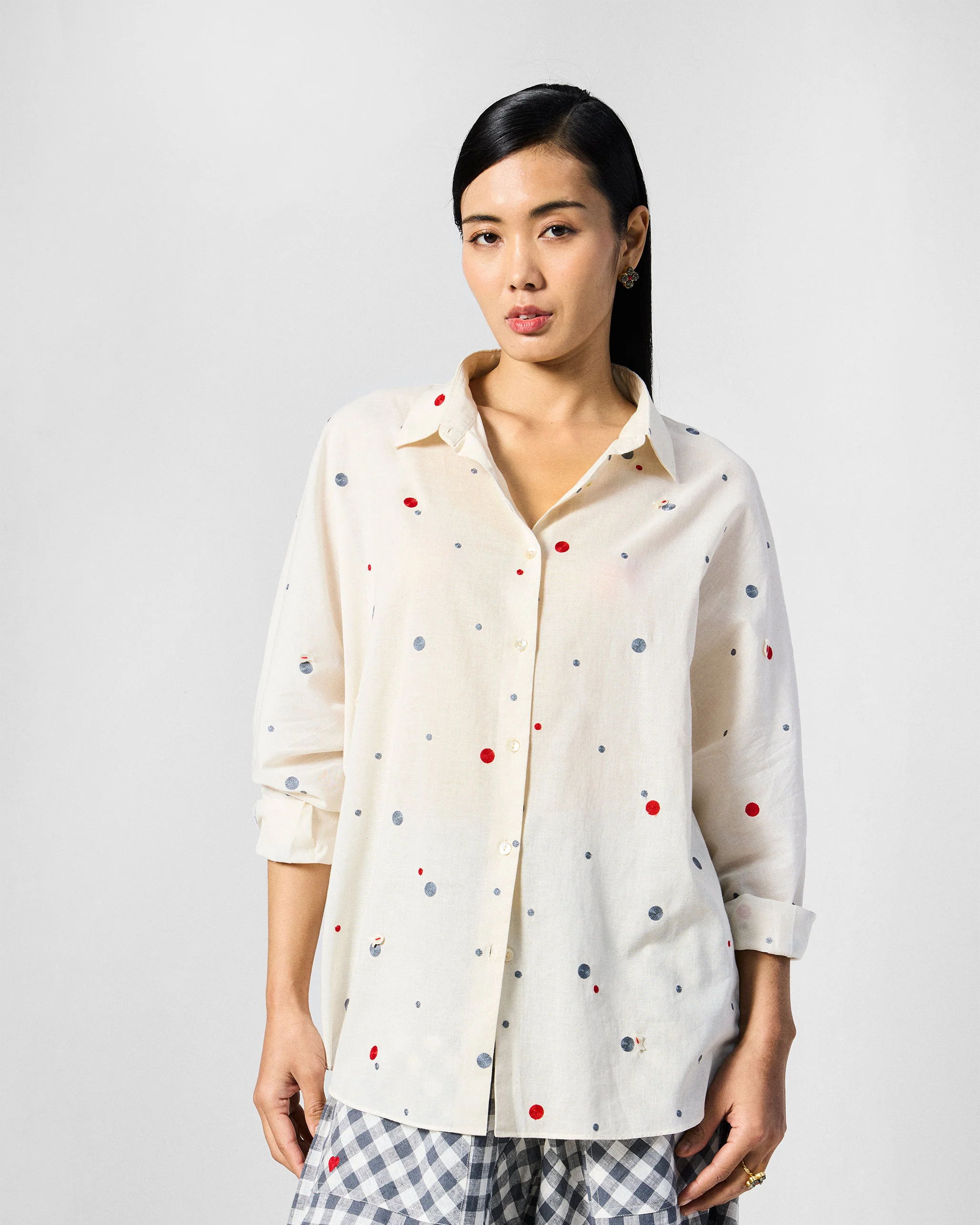 Dera Top - Ivory Embroidered - Image 7
