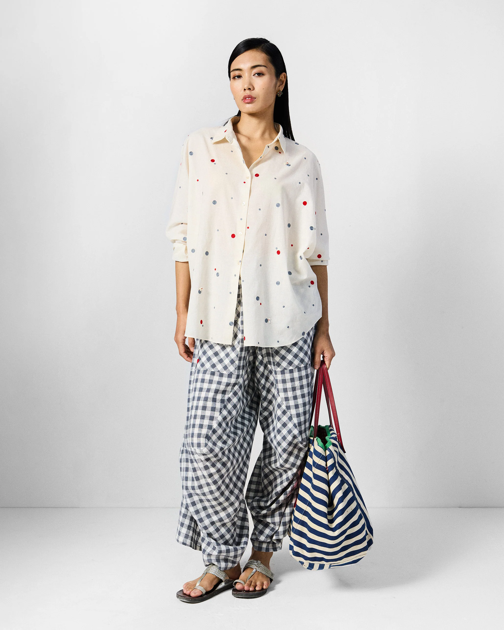 Dera Top - Ivory Embroidered - Image 8