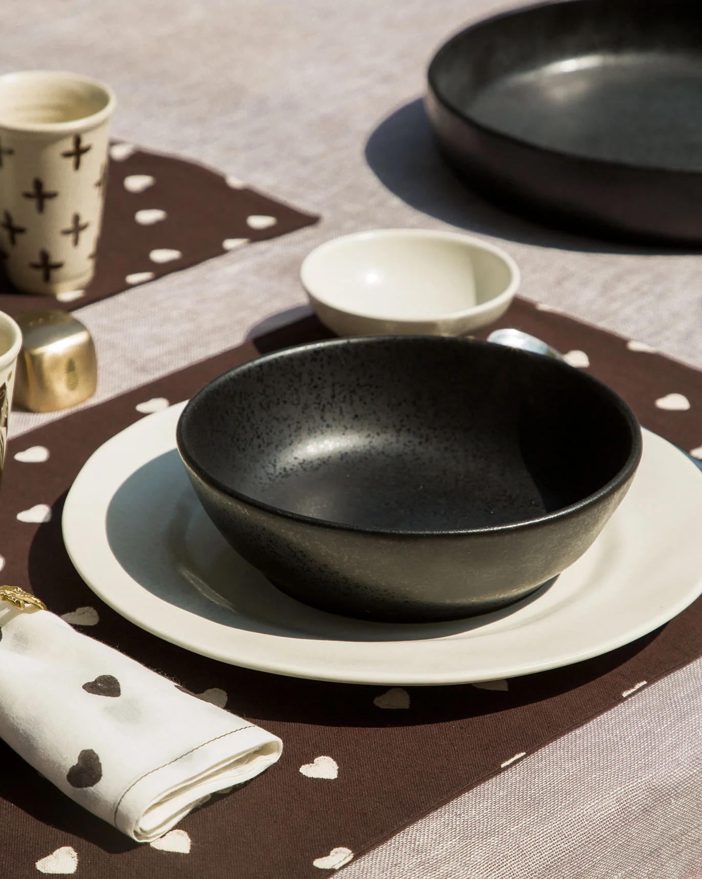 Desert Dusk Pasta Plate - Black - Image 2