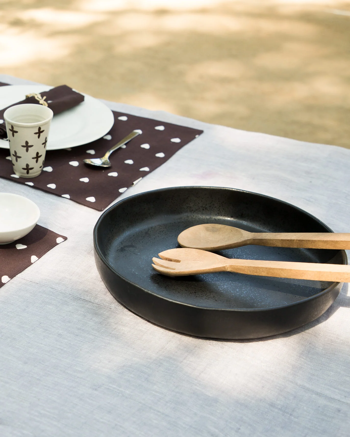 Desert Dusk Serving Dish - Black - Image 2