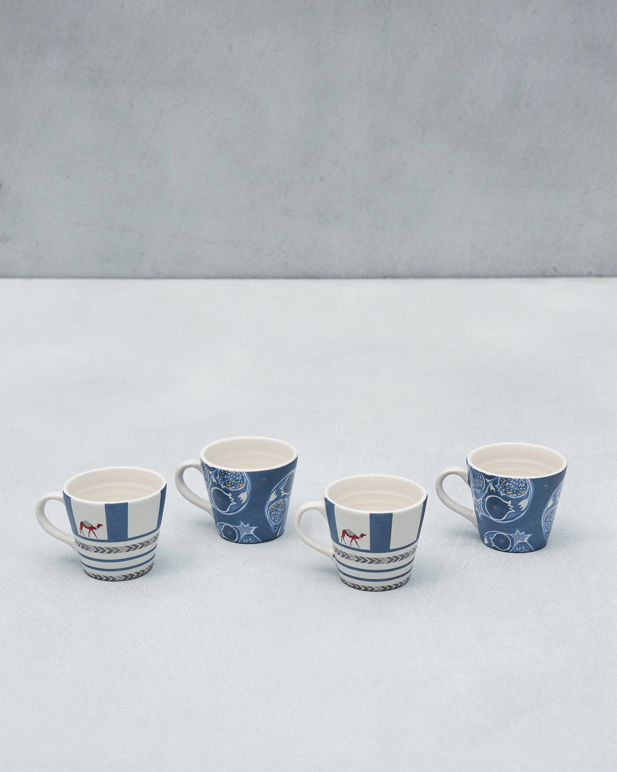 Desert Trail Espresso Mugs - Indigo - Set of 4 - Image 7