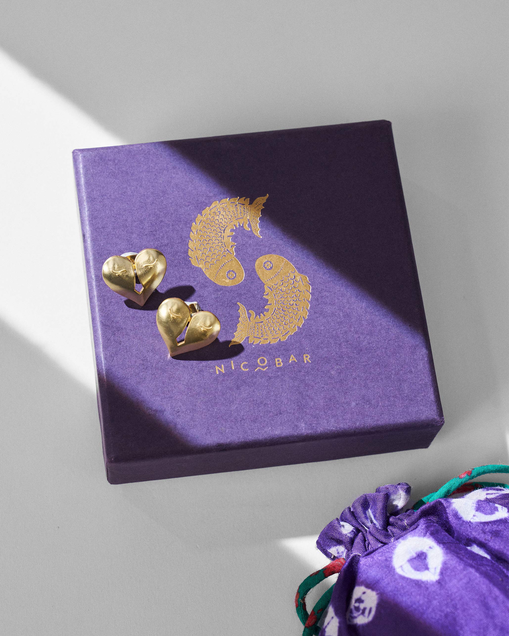Dil Studs - Gold - Image 4